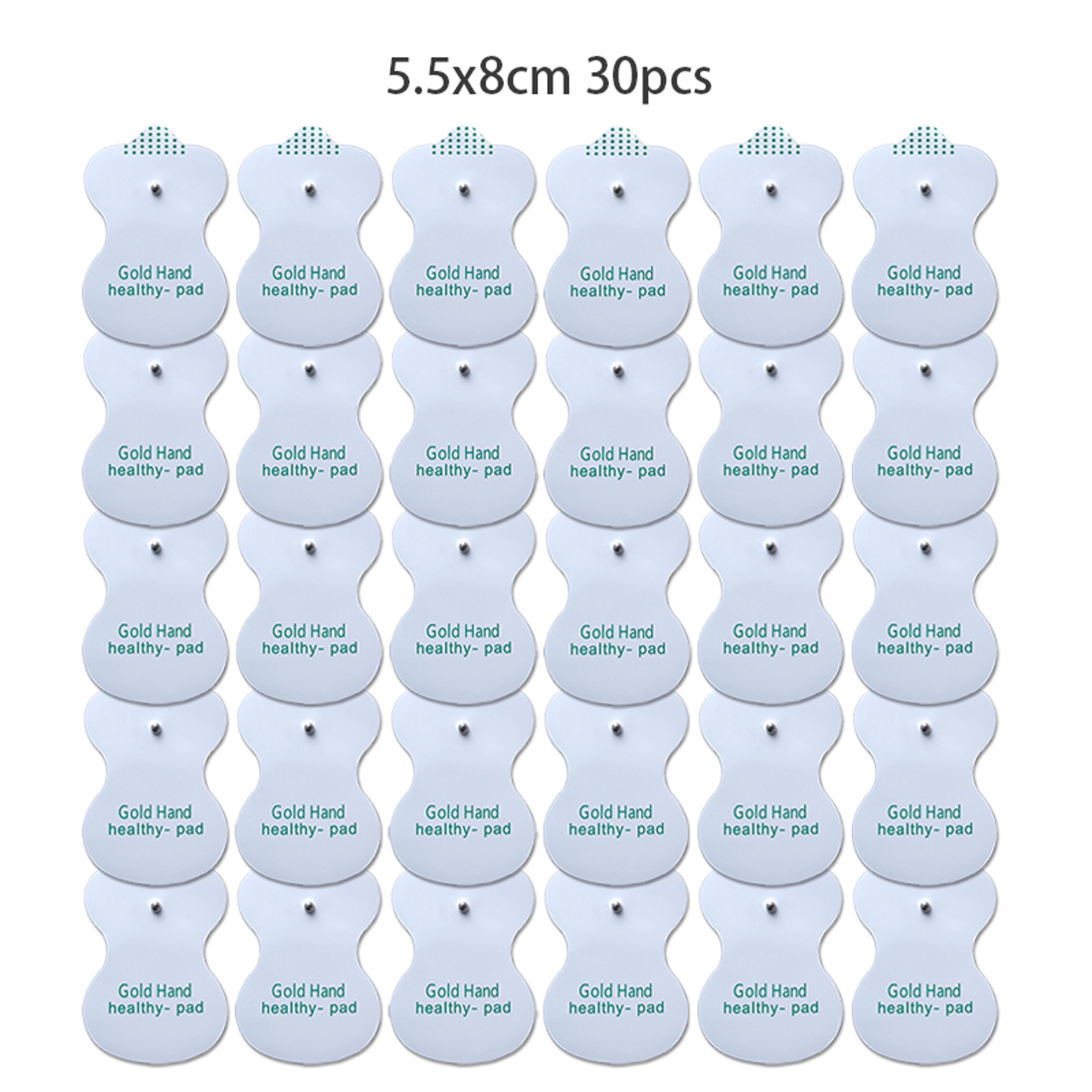 Reusable TENS Electrode Pads With Gel SelfAdhesive Pads For Digital Massager Acupuncture  Pain Reli 7