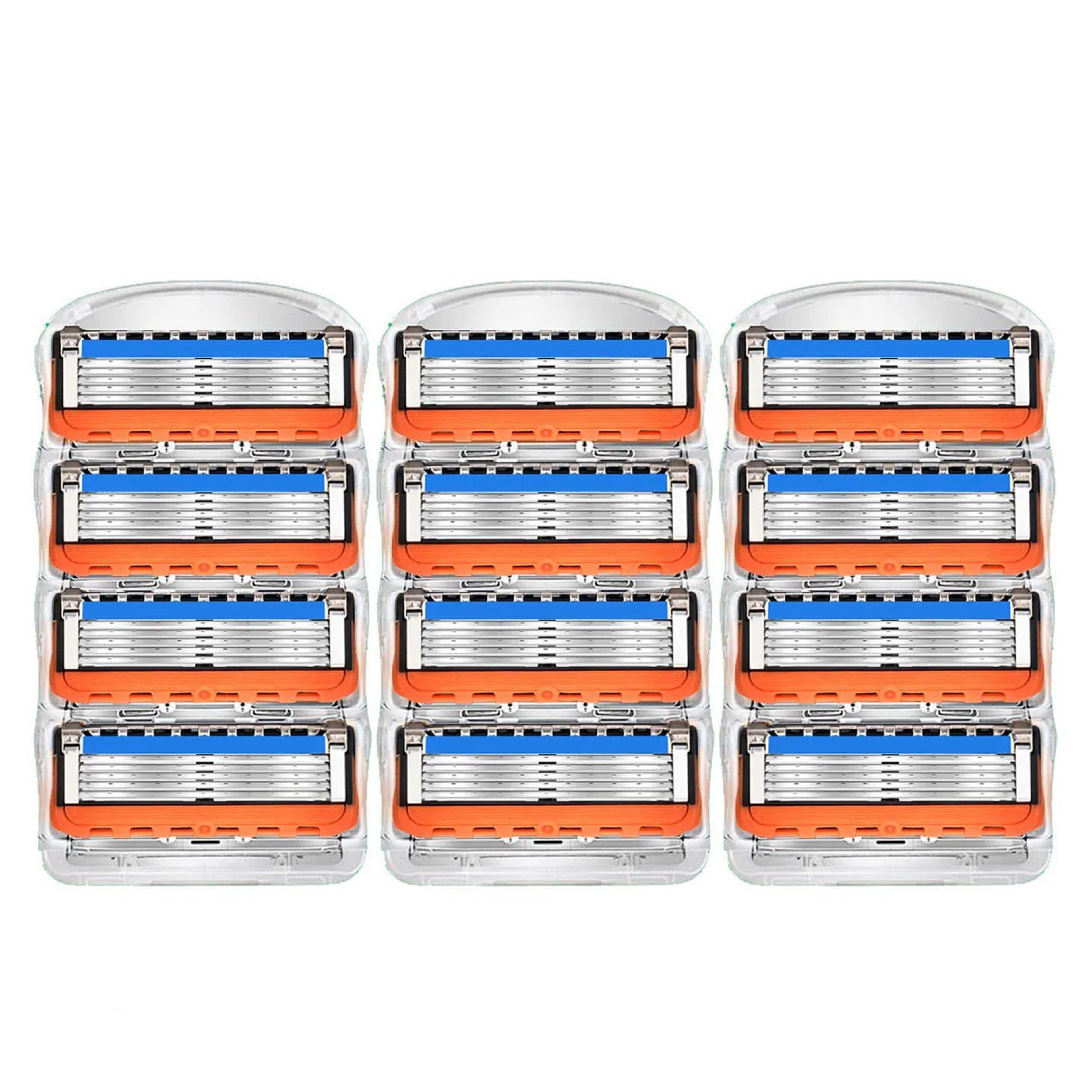 manual razor for men, five layer stainless steel blades, shaving razor for fusion5 compatibilitys