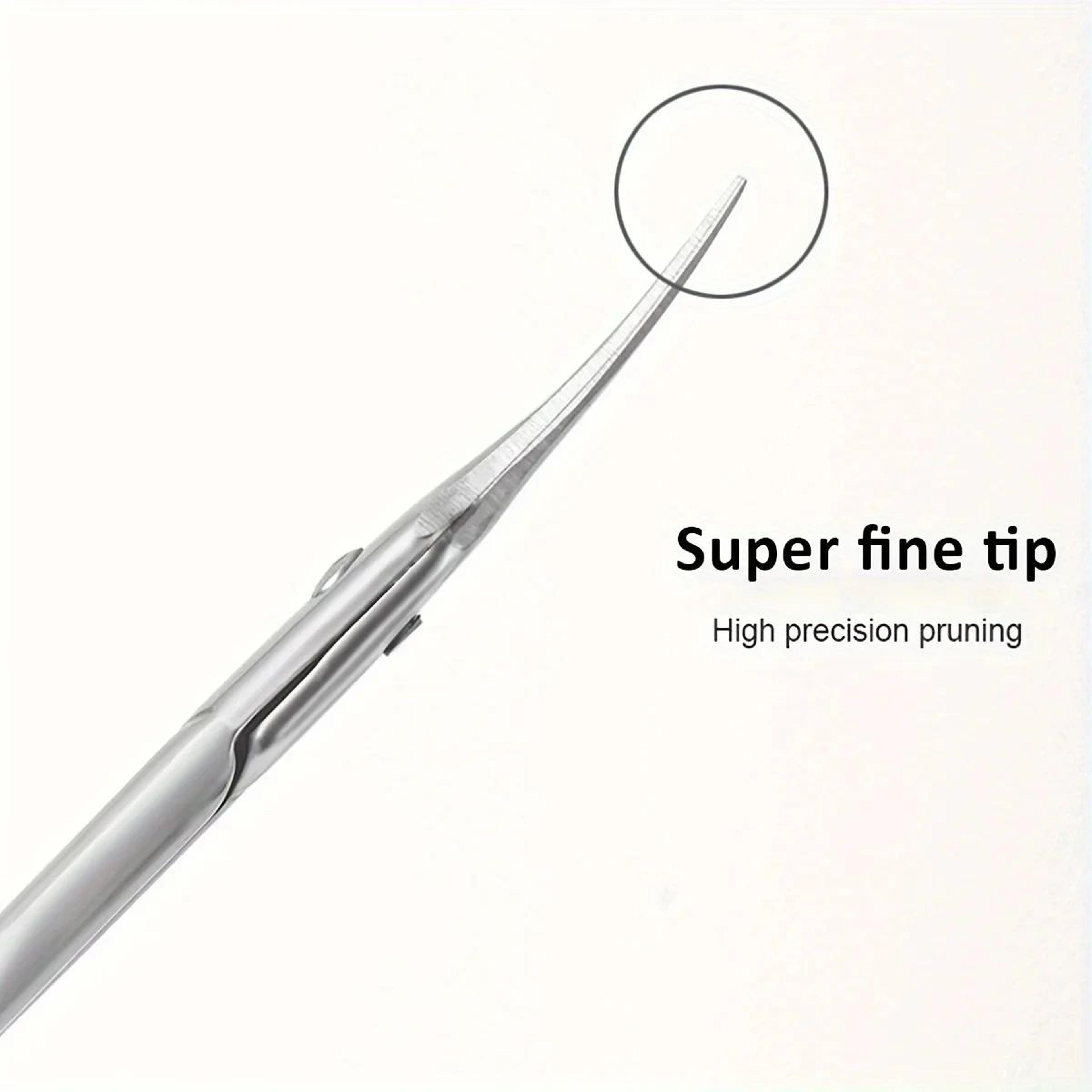 Premium Stainless Steel Cuticle Scissors With Curved Tip Thin Blade Nail Clippers  Dead Skin Trimme 1