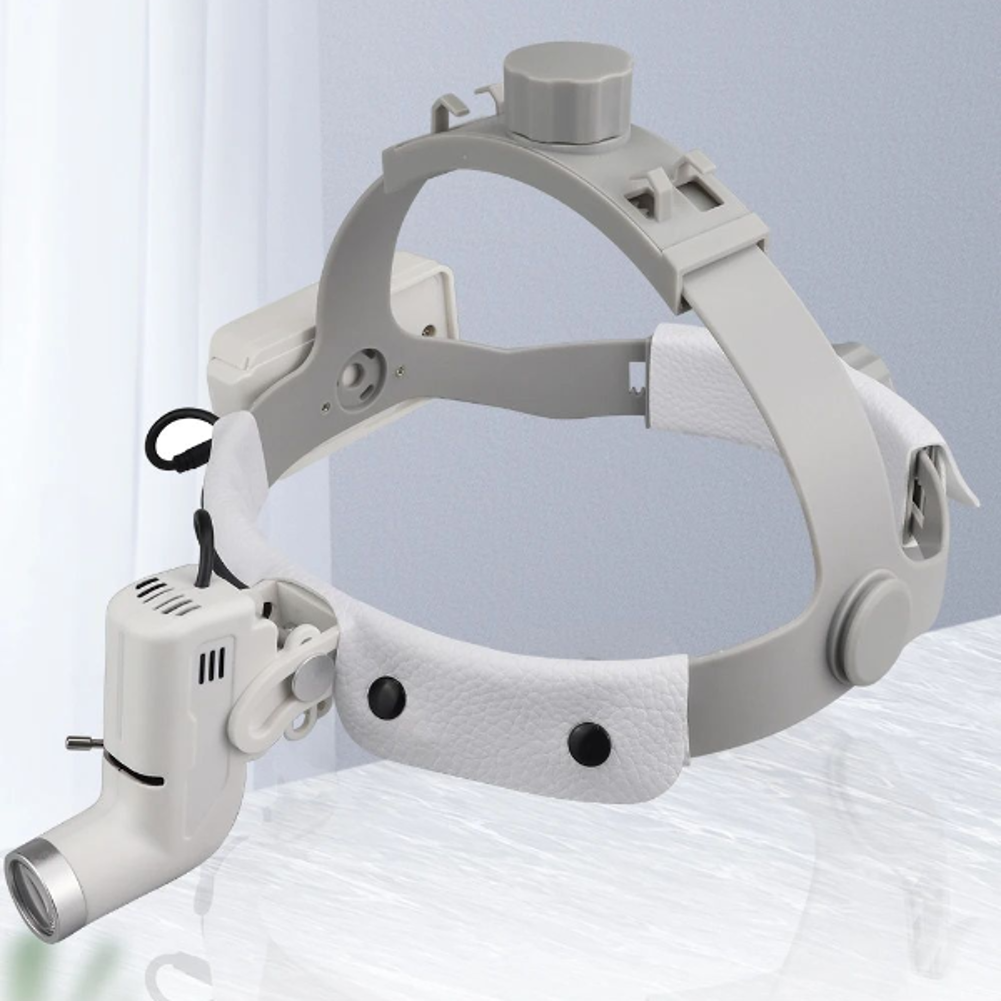 5w led dental head light, adjustable brightness & spot for dentistry lab & surgical procedures