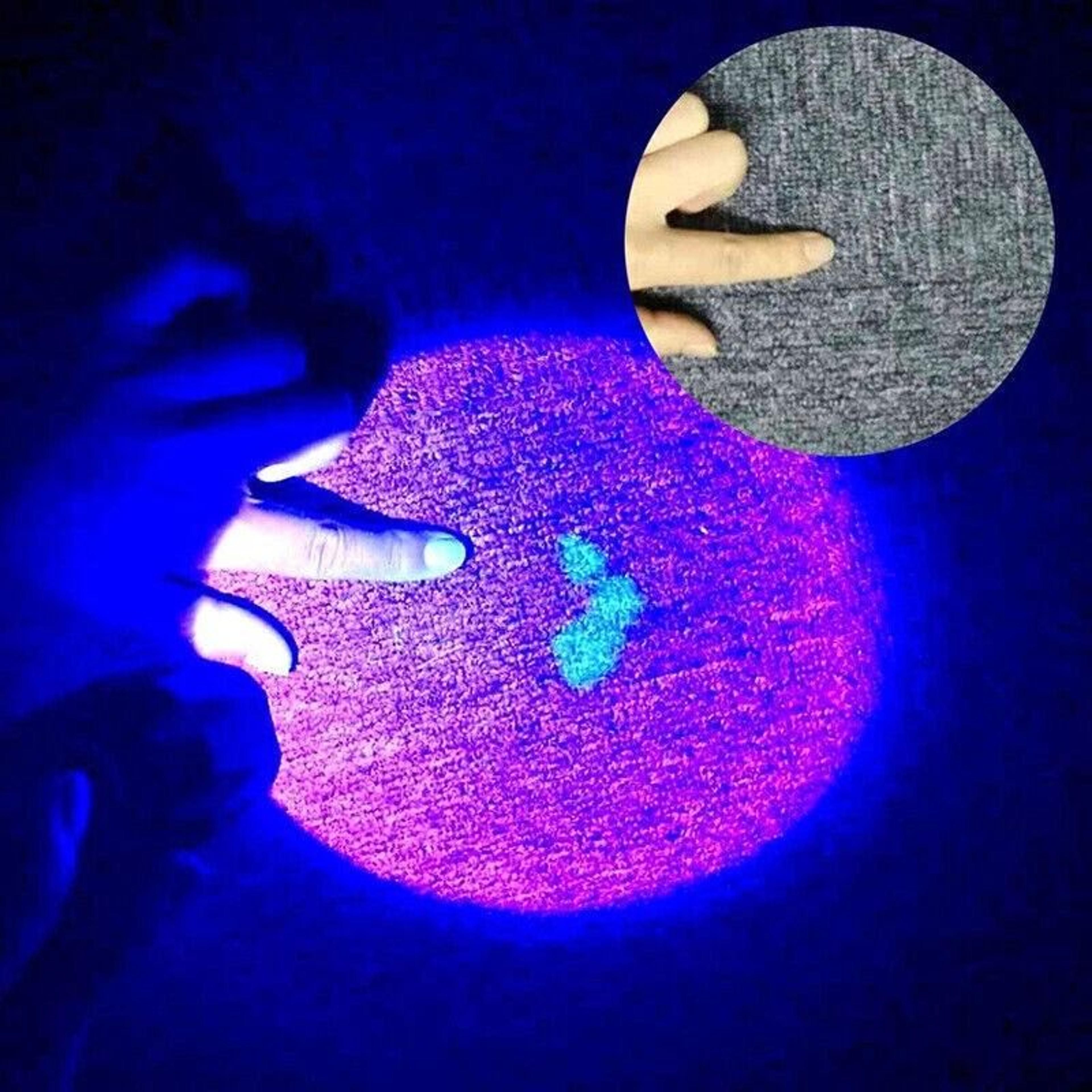 powerful uv torch flashlight, 120,000lm ultra violet blacklight led lamp for professional use