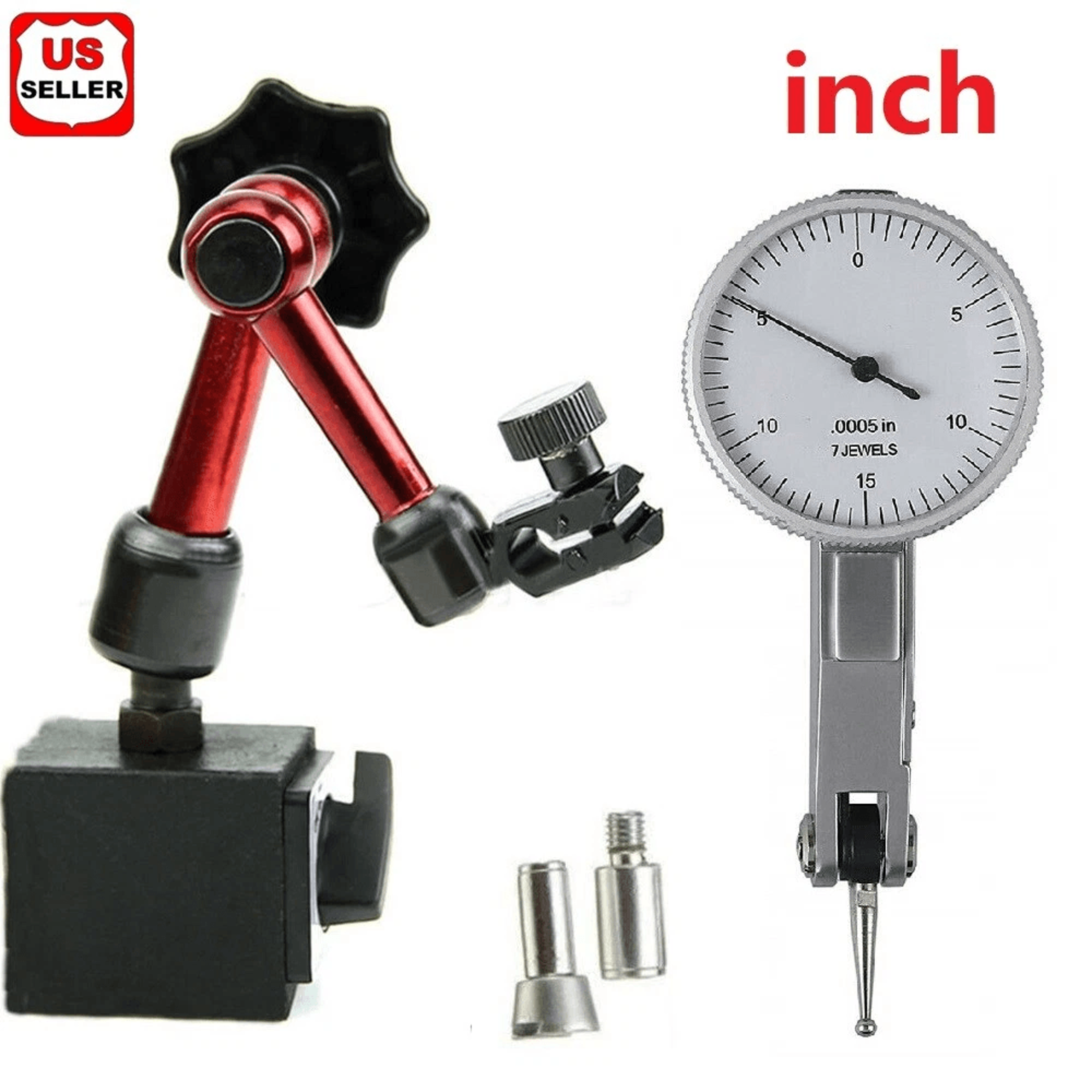 universal flexible magnetic metal base holder stand, heavy duty dial test indicator tool