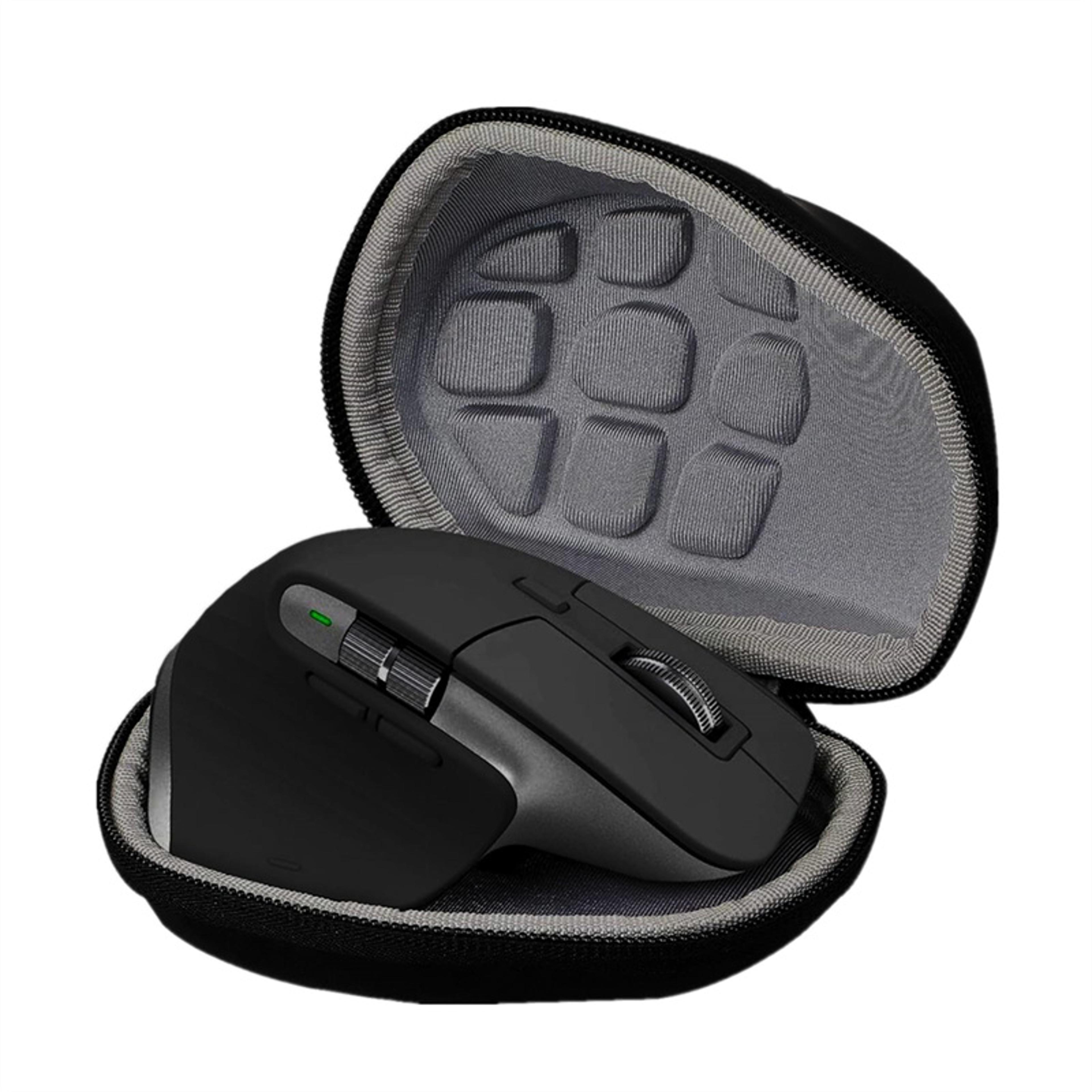 logitech mx master 3s wireless mouse case, durable hard shell travel bag for logitech mx master 3s mouse storage
