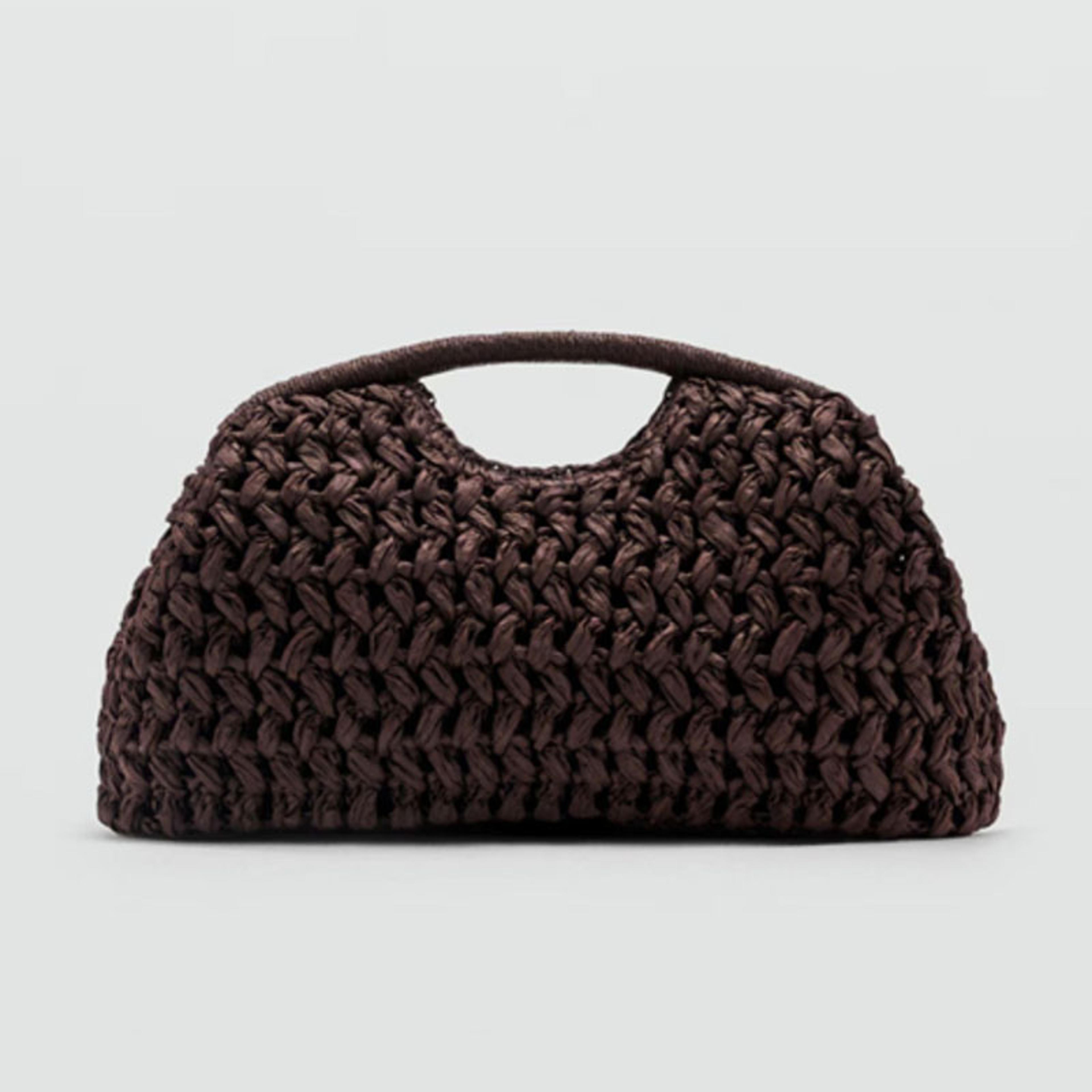 women straw woven handbag, summer new bag, fashionable raffia clutch purse for beach, vacation, travel or elegant