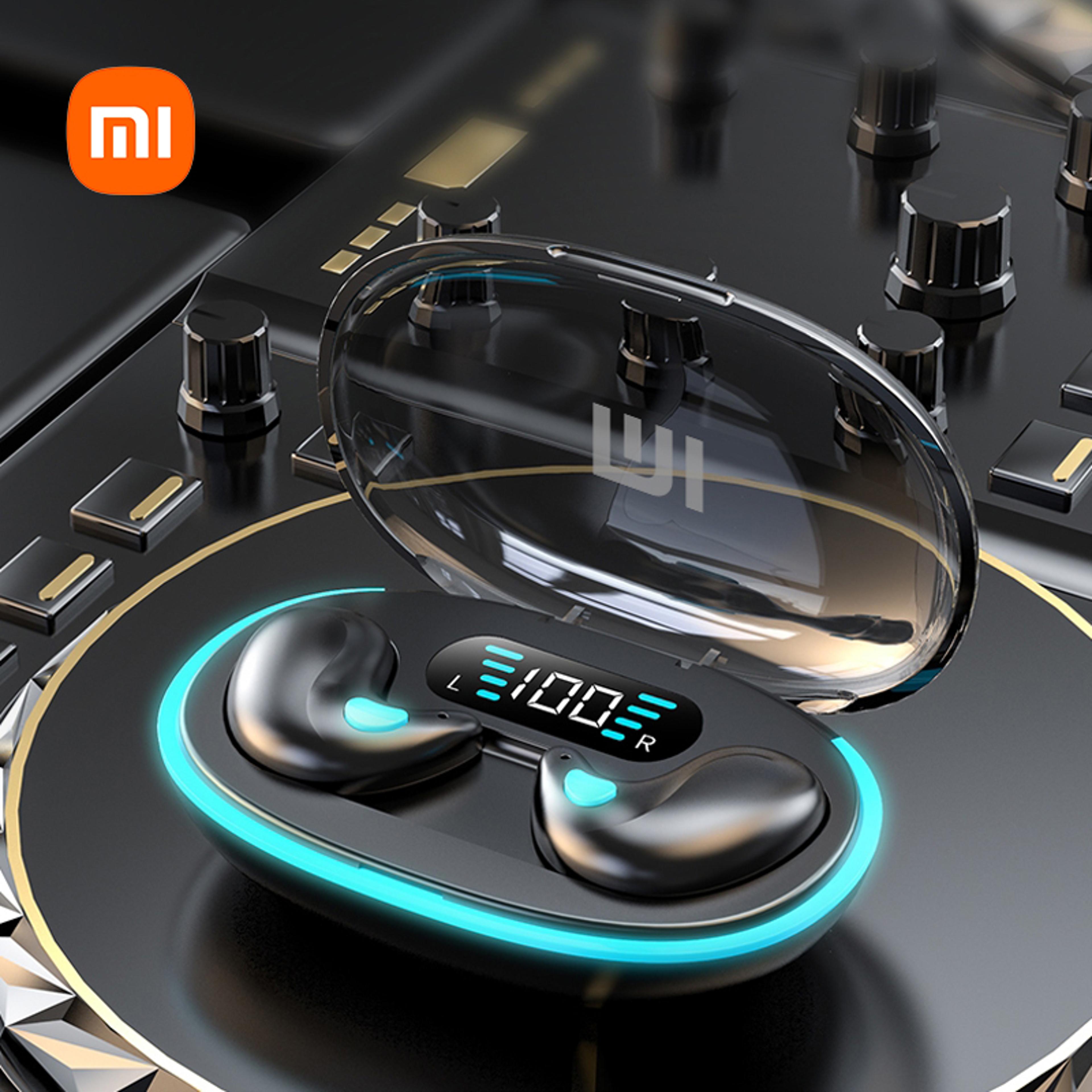 xiaomi x55 mini earphone wireless earphone, sleep bluetooth earbuds hifi stereo sport game headphones for music and call