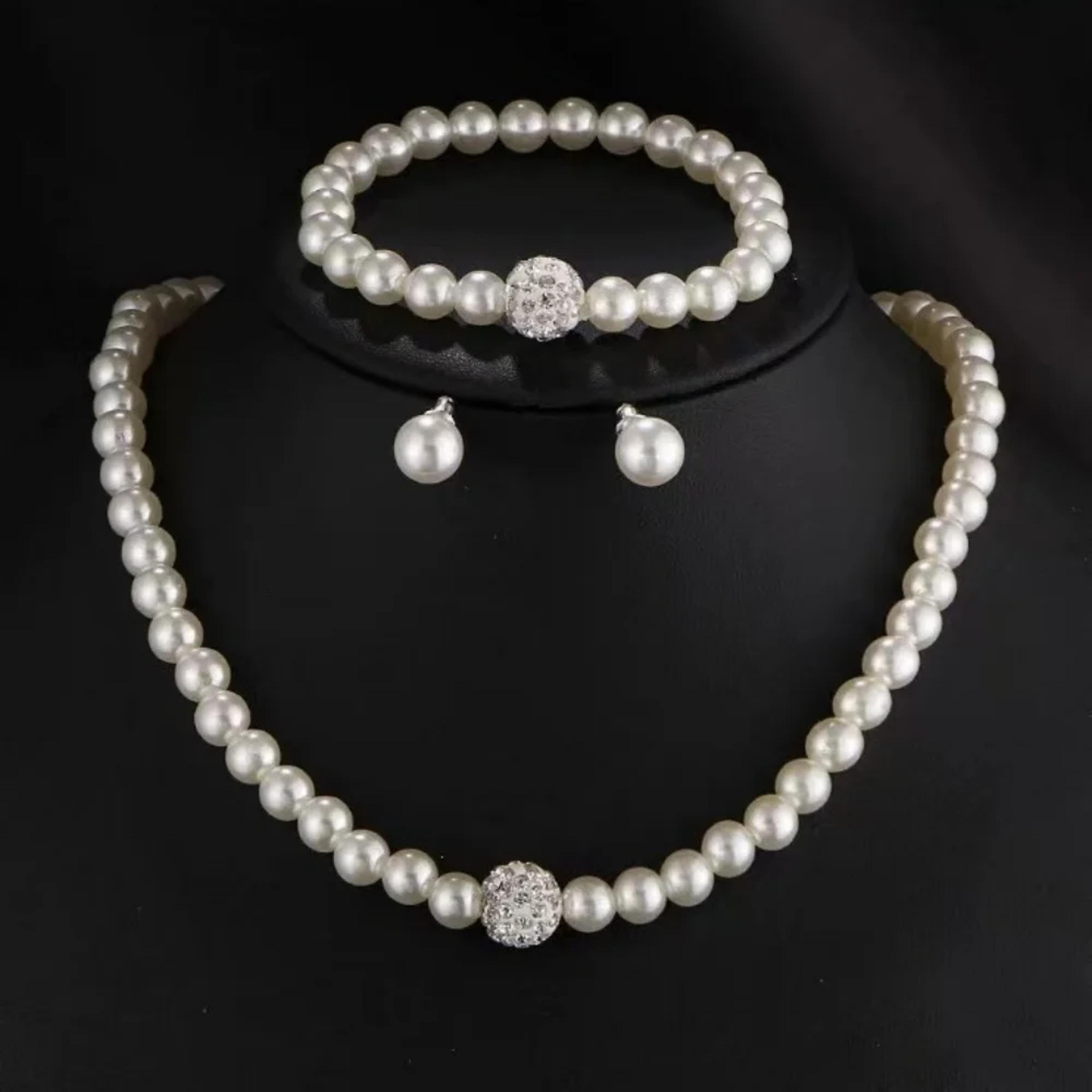 elegant bridal jewelry gift fireball necklace bracelet earring stud jewelry set silver color crystal stone