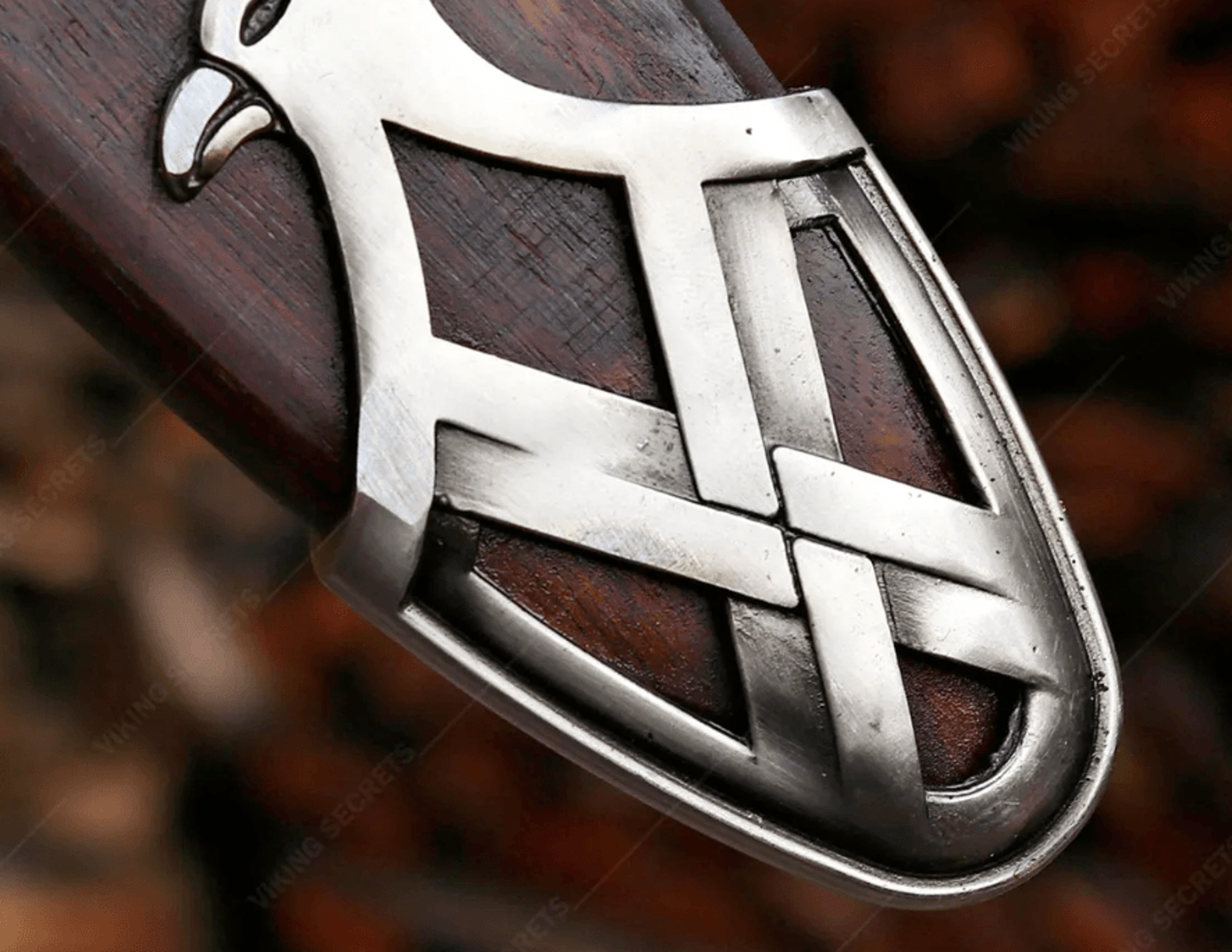 HandForged Damascus Viking Sword  Norse Warrior Longsword  Fully Decorated Steel Handle 1