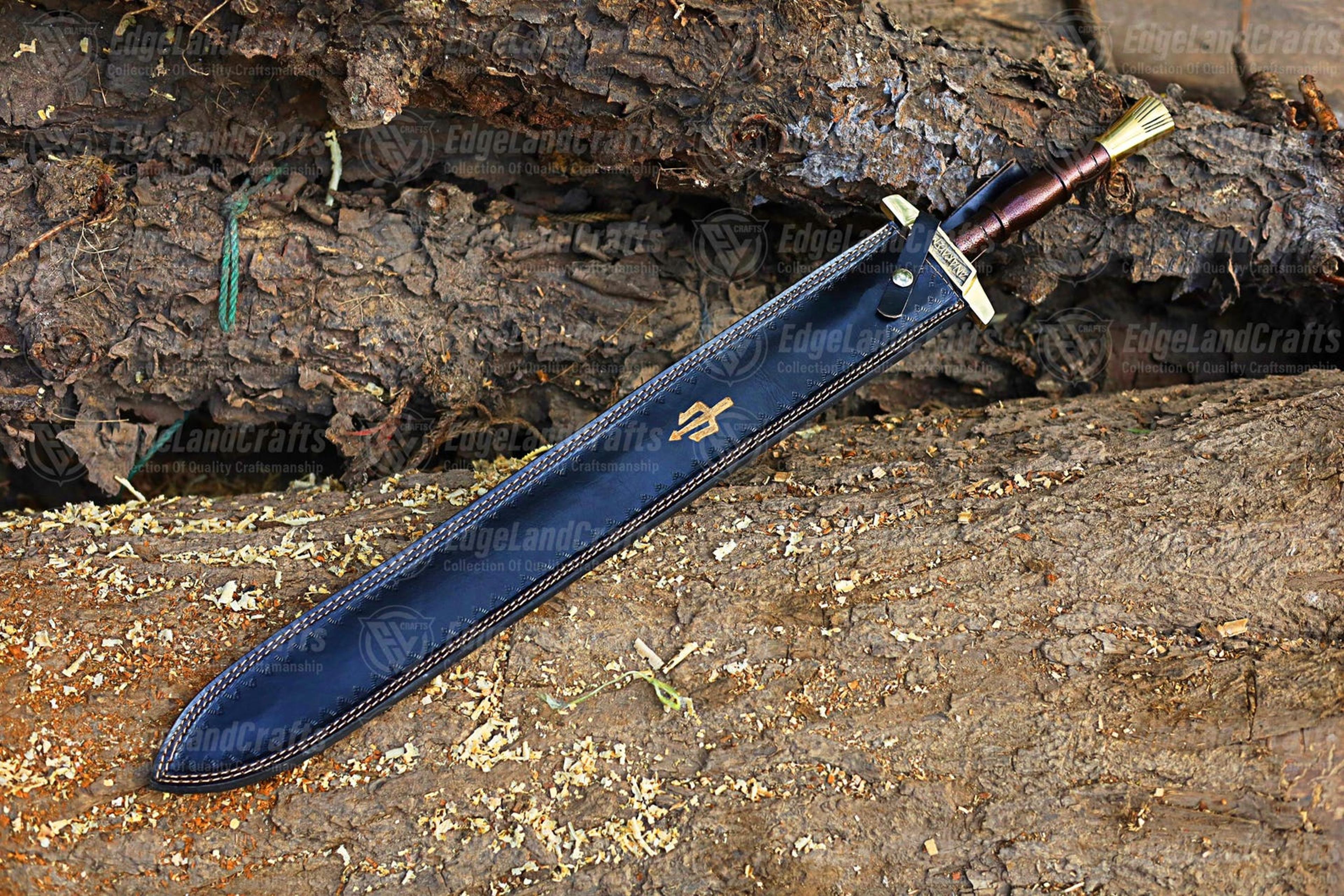 Handmade Percy Jackson Riptide Sword Replica  Stainless Steel Anaklusmos Collectible For Cospl 6