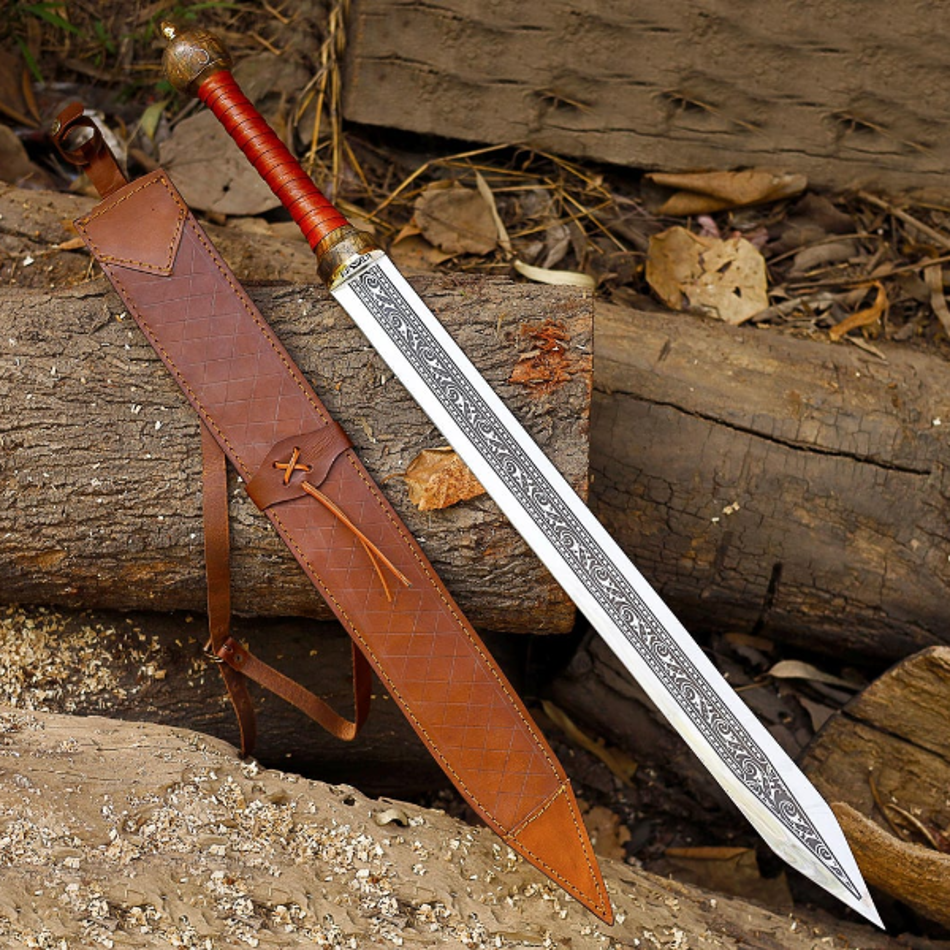 dark souls artorias great sword replica - handmade leather sheath perfect gift for collectors