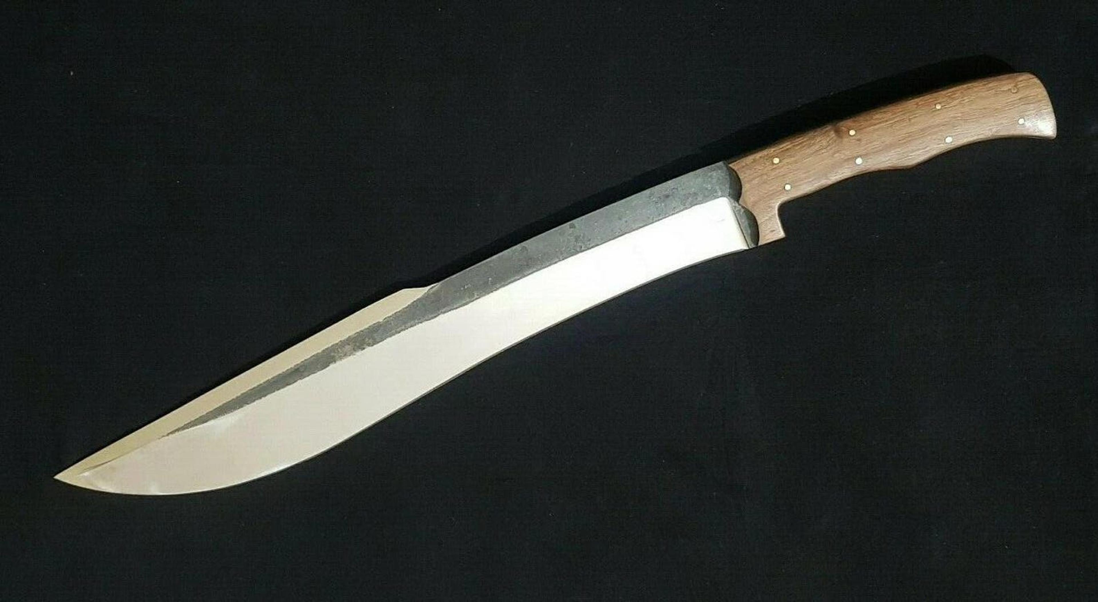 Handcrafted High Carbon Steel Kukri Machete With Hardwood Handle Leather Sheath  Frontier Collector 1