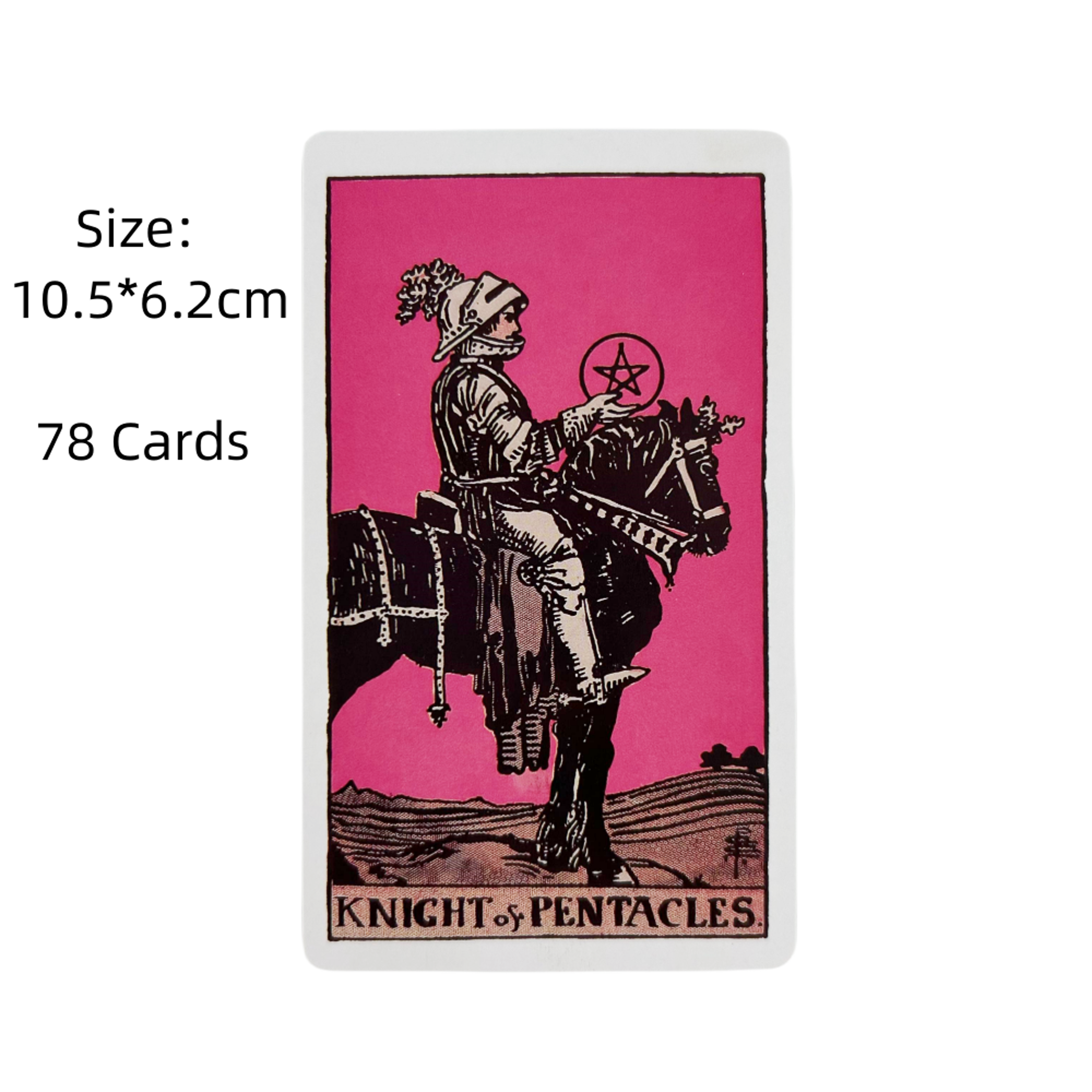 Pink Rider Tarot Cards For Beginners Divination Deck English Version Oracle Board Game For Fortune  3