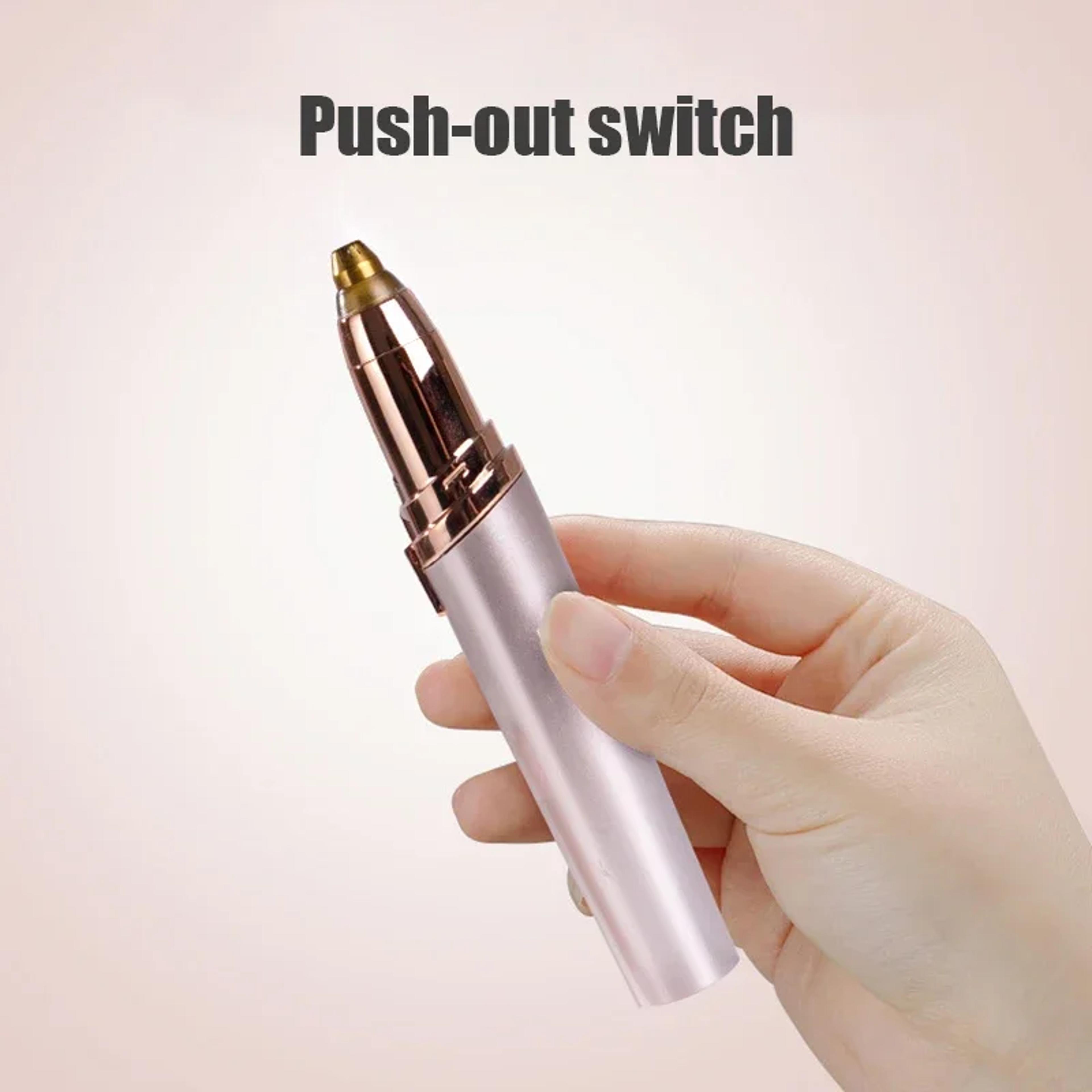 Automatic Facial Hair Remover Electric Eyebrow Trimmer Shaper Pencil USB Rechargeable For Women 3