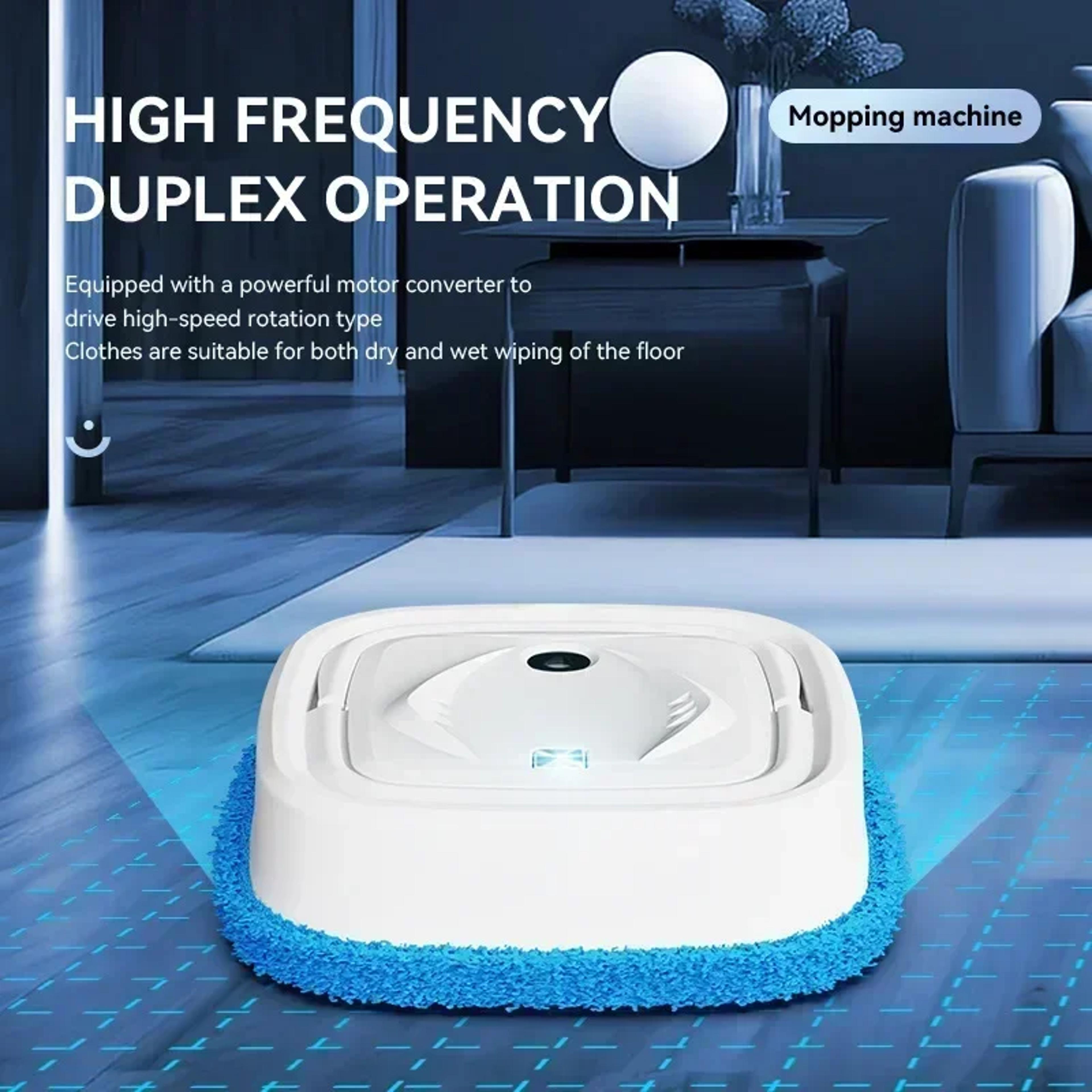 Robotic Vacuum Cleaner With Strong Suction Auto Mopping Wireless App Control Auto Charging For Pet  4
