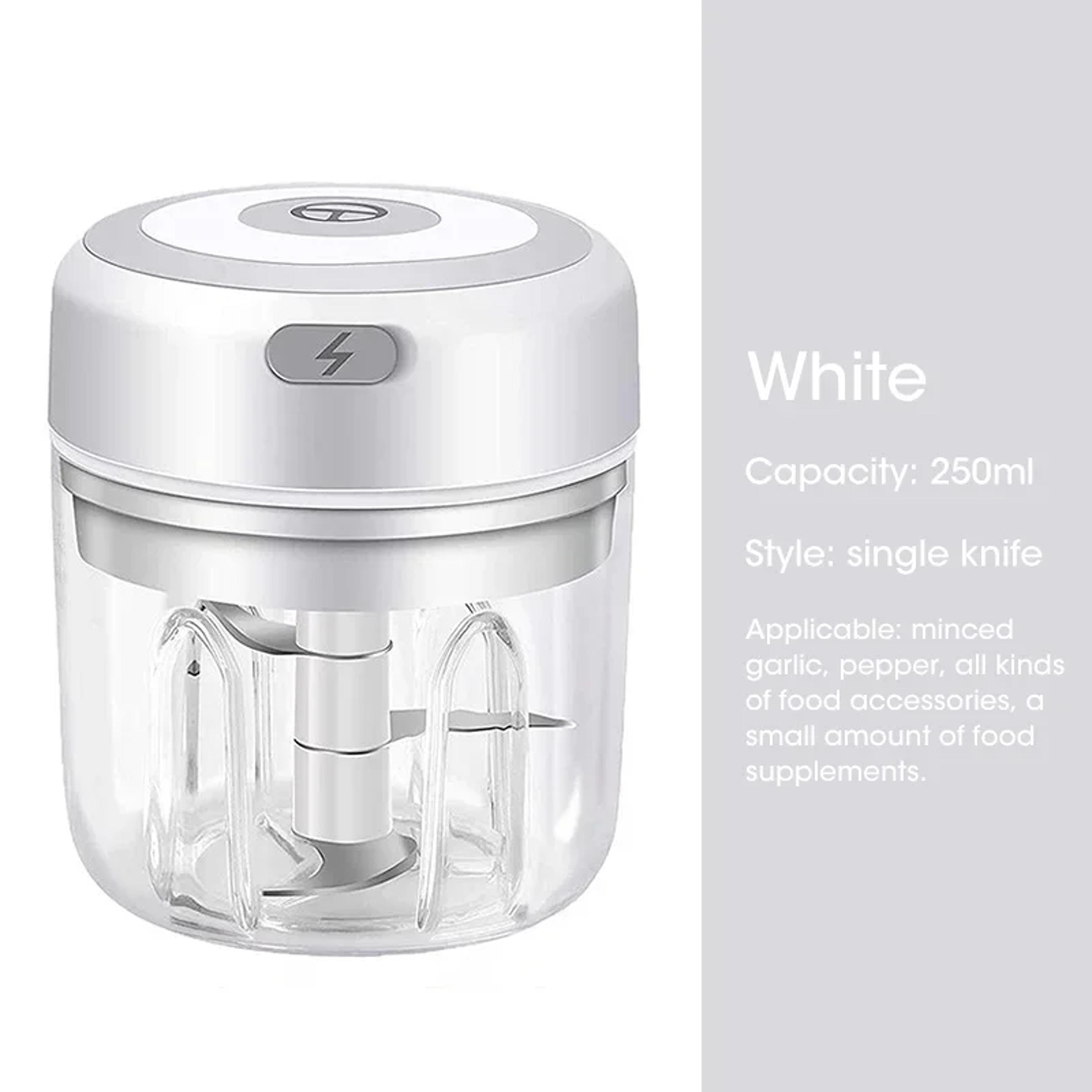 USB Mini Electric Garlic Mincer Portable Onion Food Processor Vegetable Chopper Small Food Chopper 4
