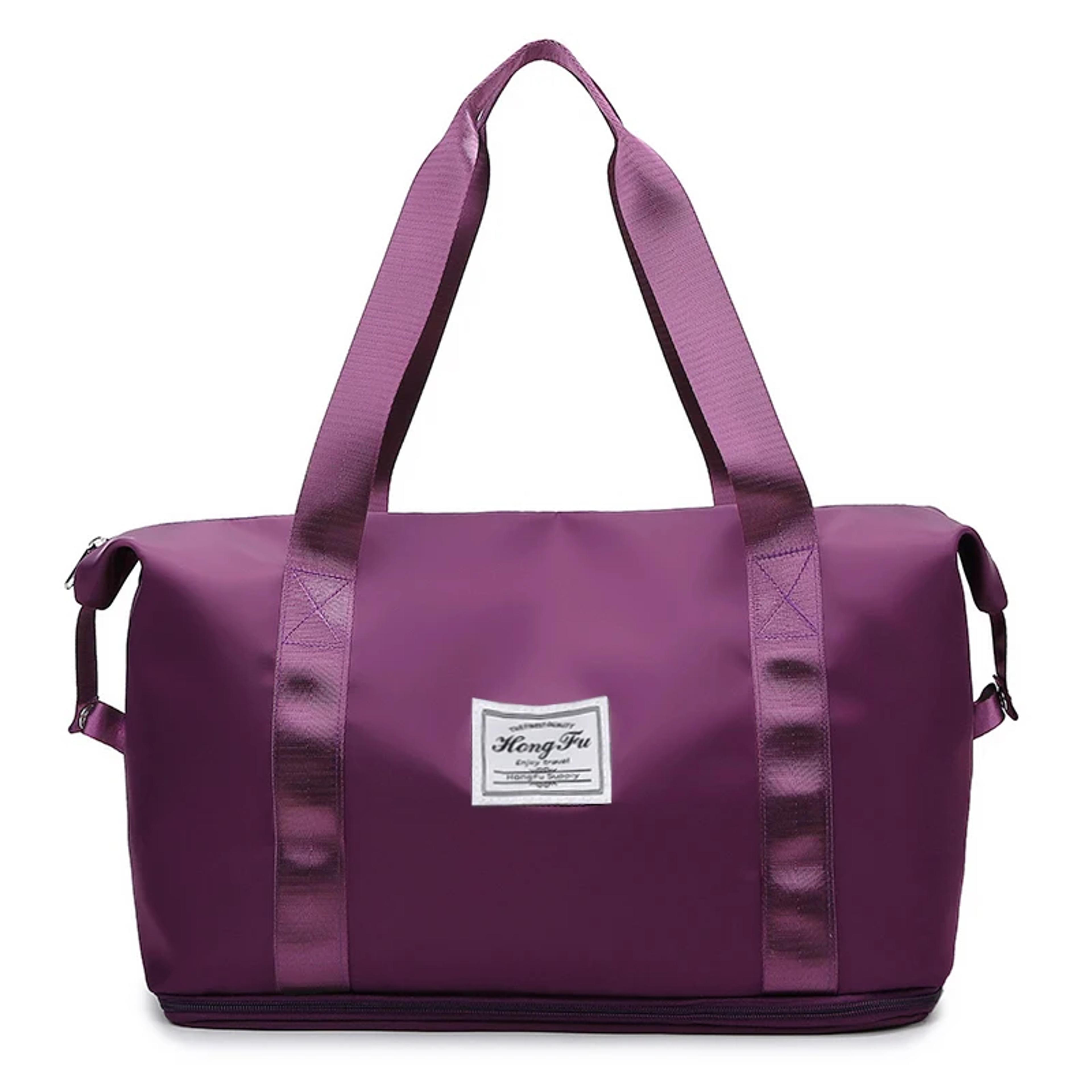 Waterproof Carry On Travel Duffle Bag Nylon Sports Tote Handbag Large Capacity For Women 9