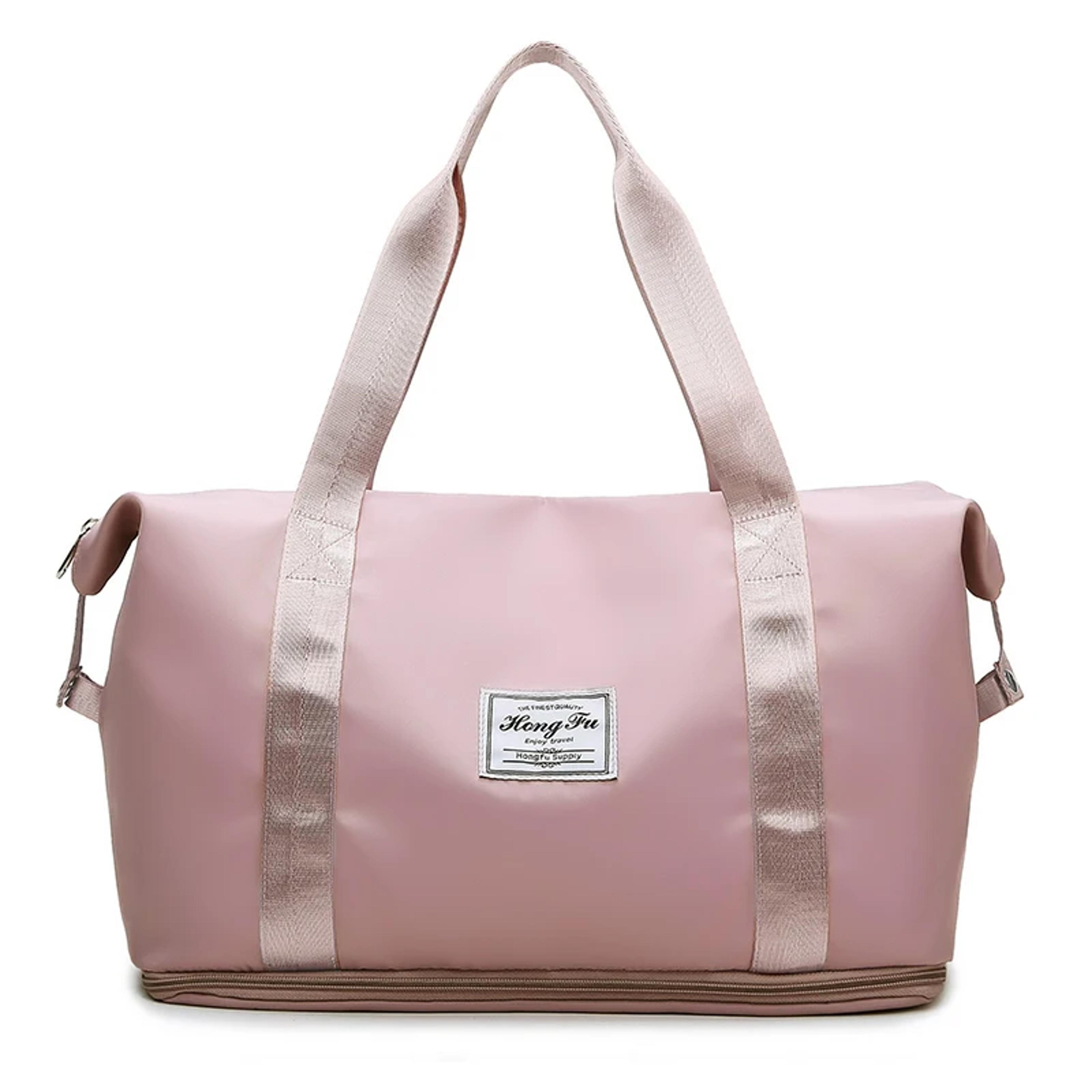 Waterproof Carry On Travel Duffle Bag Nylon Sports Tote Handbag Large Capacity For Women 10