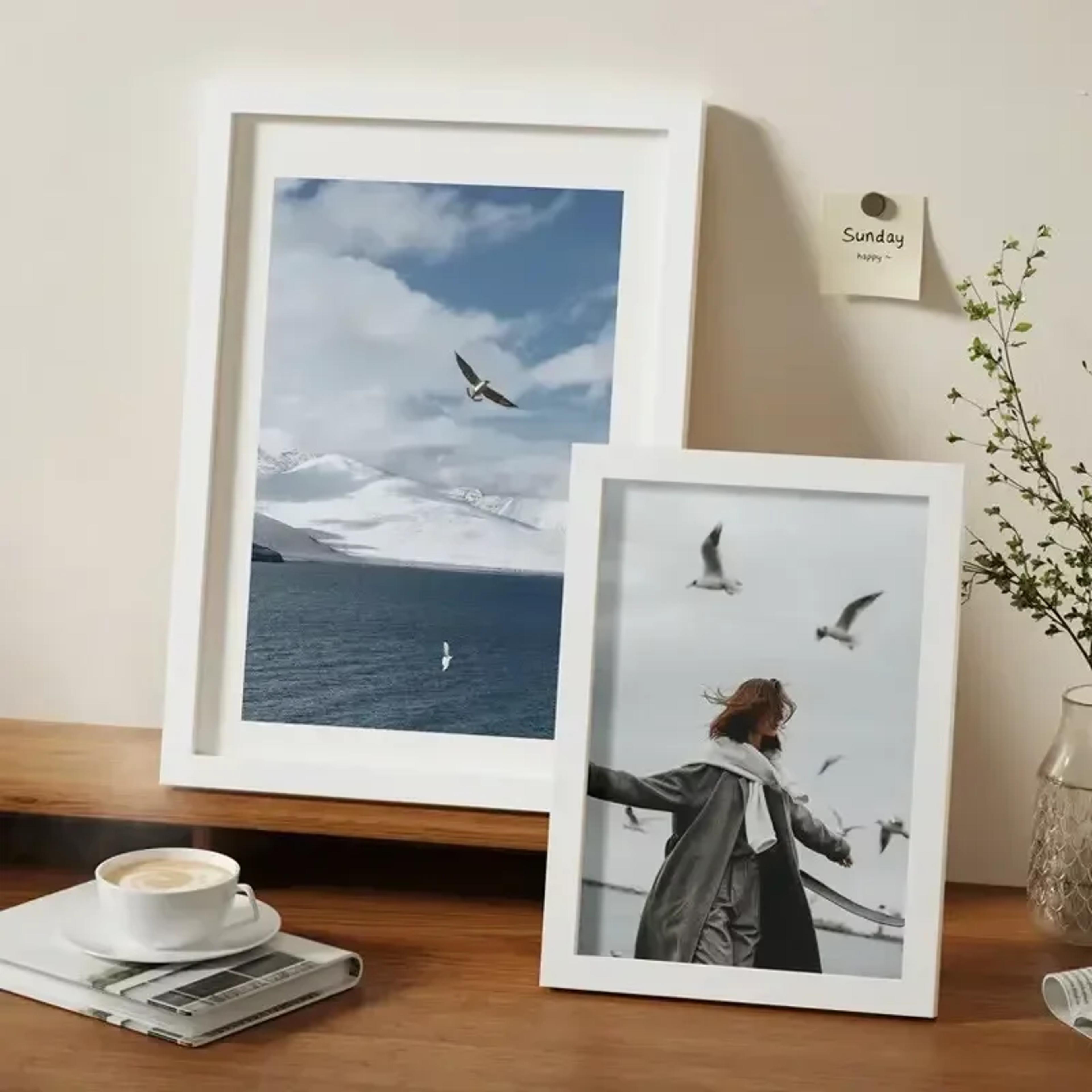 poster frame, picture frame in classic aluminum, certificate frame, ideal for wall hanging