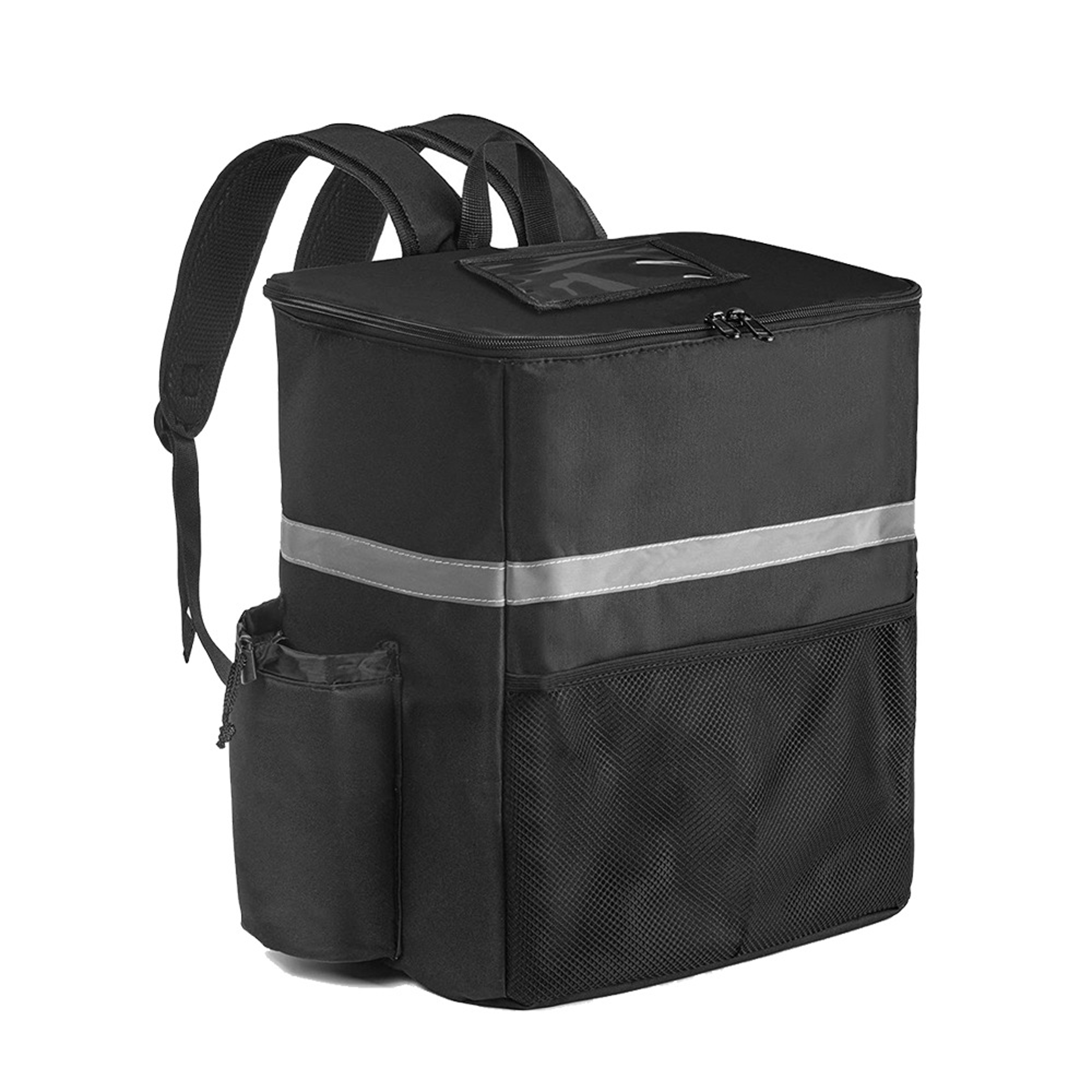 insulated delivery backpack – thermal food delivery bag for riders | large capacity takeout & grocery backpack