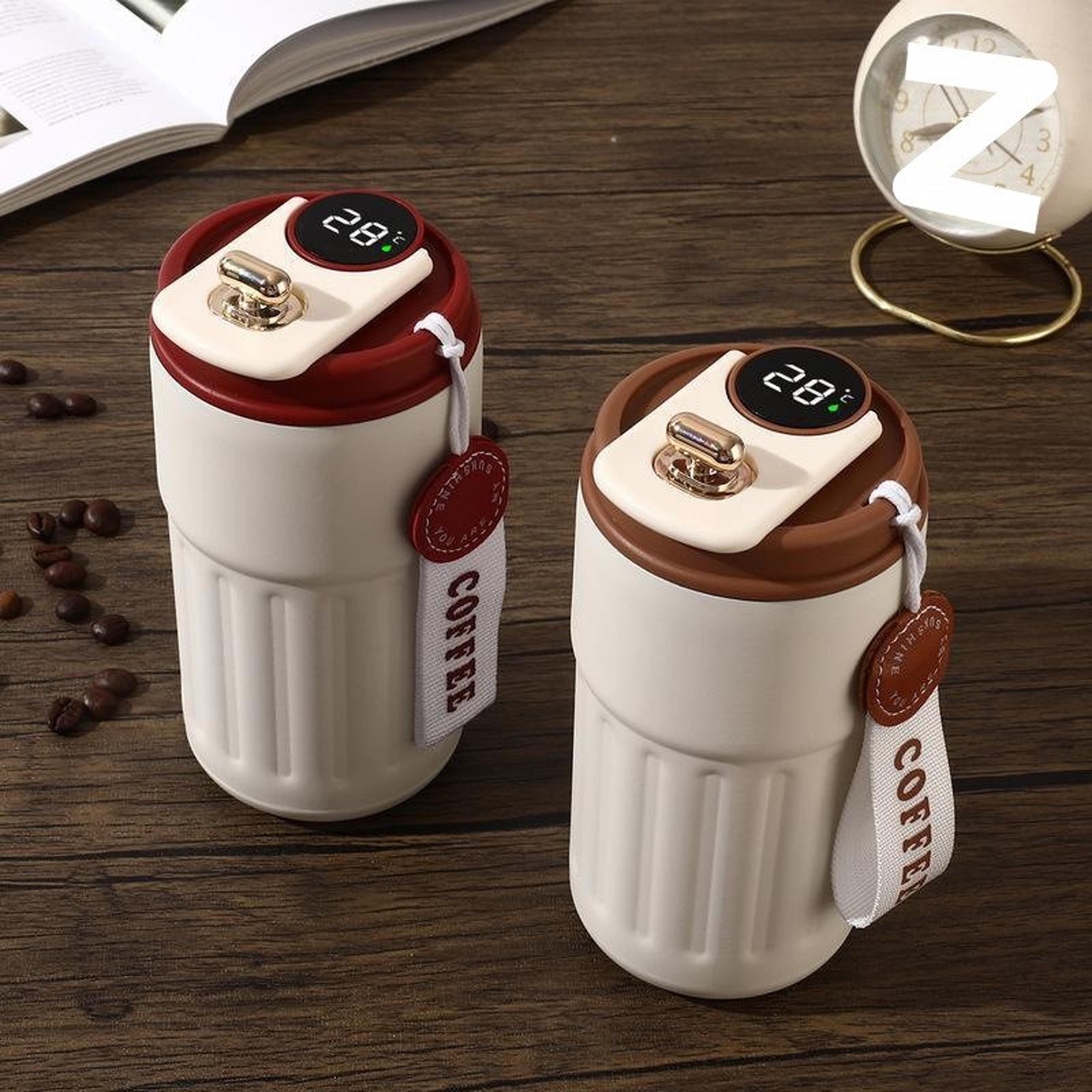 premium insulated travel coffee mug stainless steel tumbler leakproof reusable cup