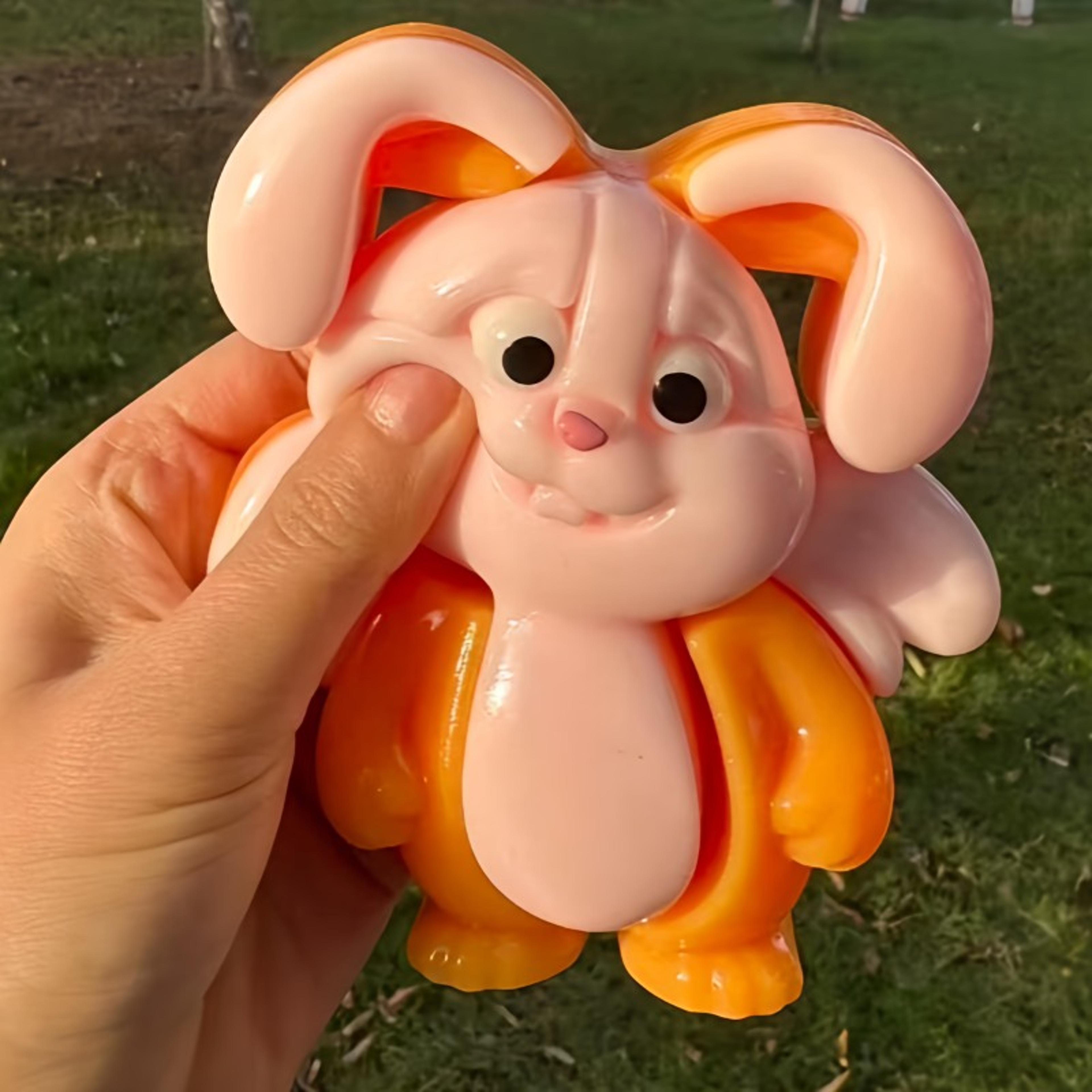 squishy bunny fidget toy stress relief rabbit squeeze toy for girls