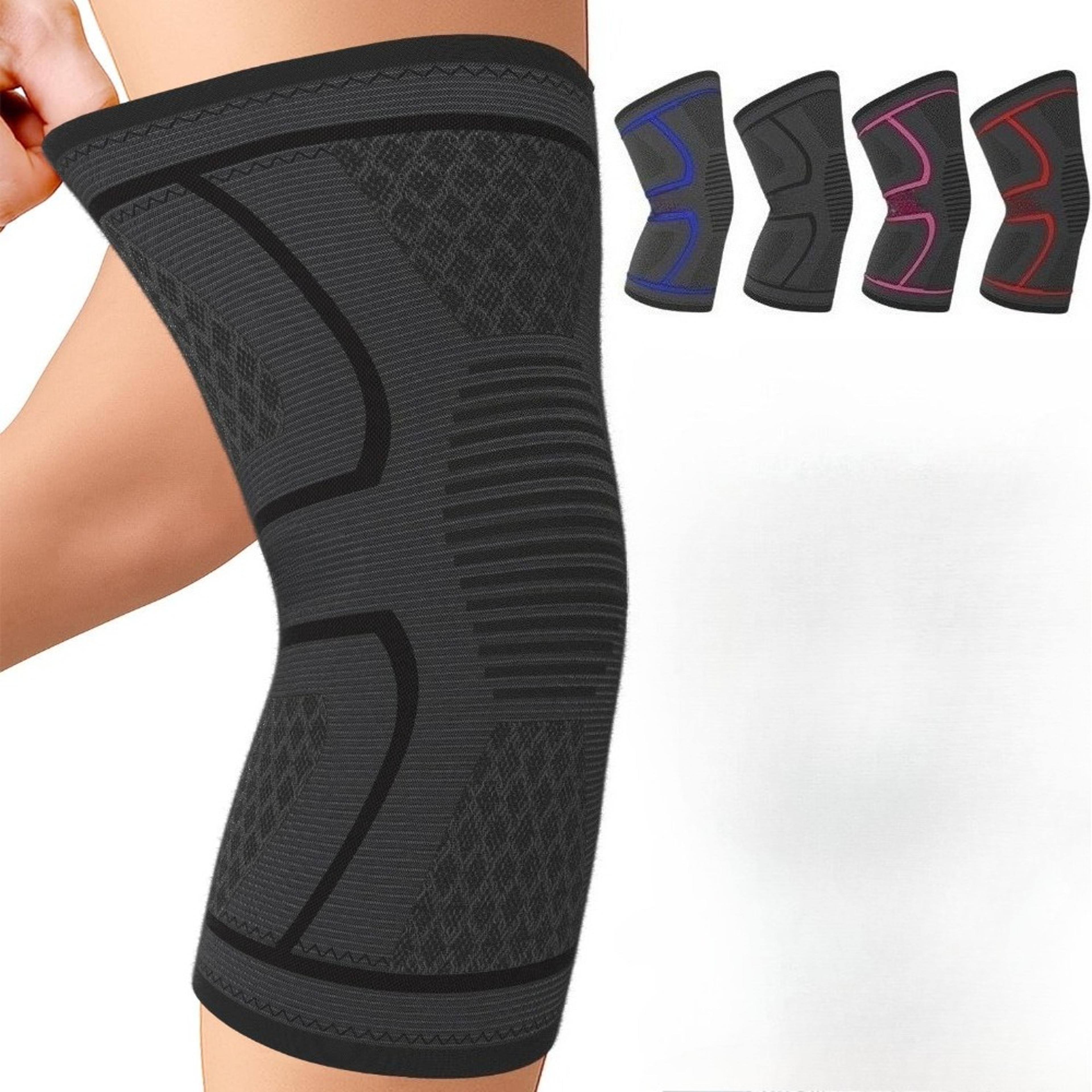 compression knee brace for men & women knee sleeves for sports, running, weightlifting, arthritis & meniscus tear relief