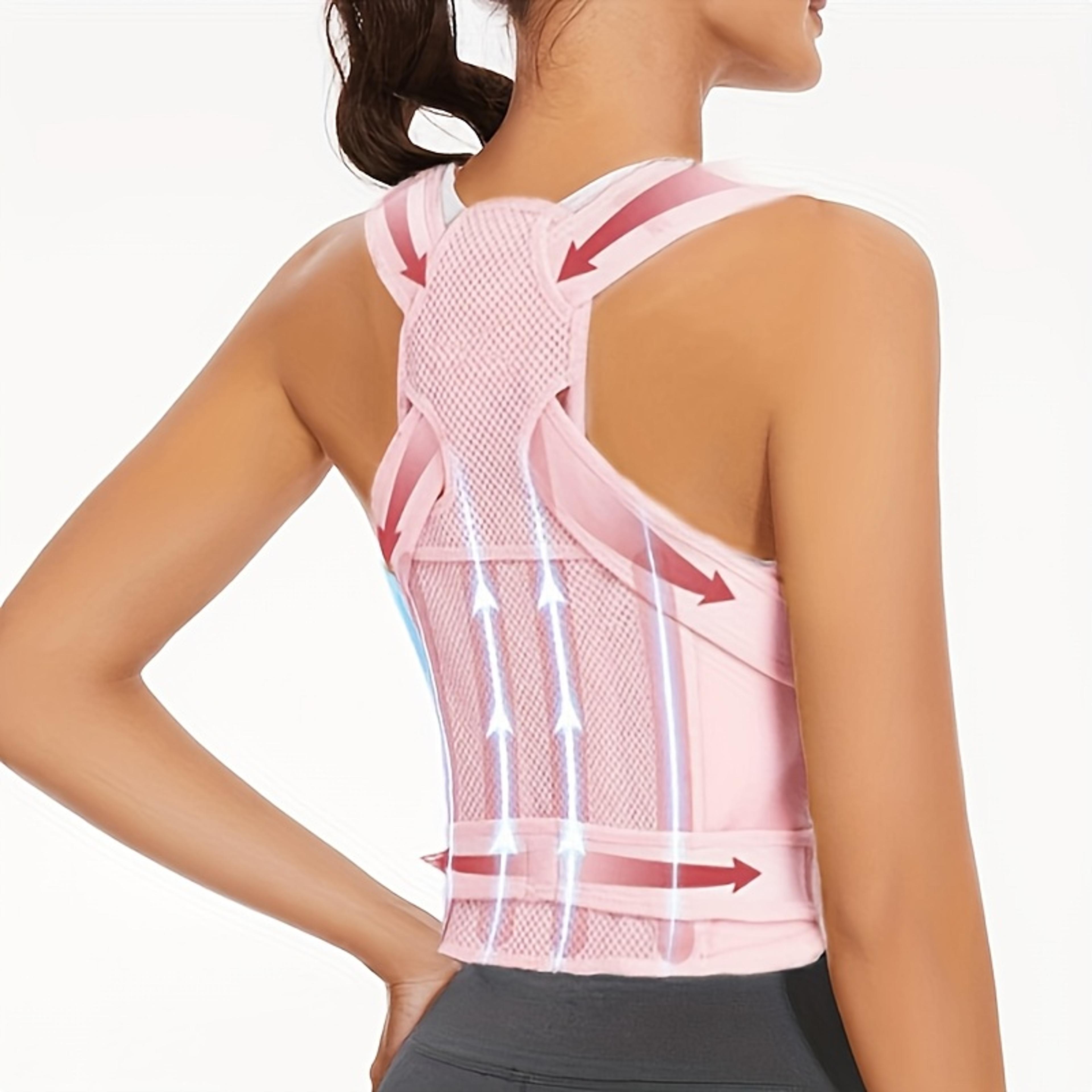 back brace posture corrector for women and men adjustable shoulder support for back pain relief