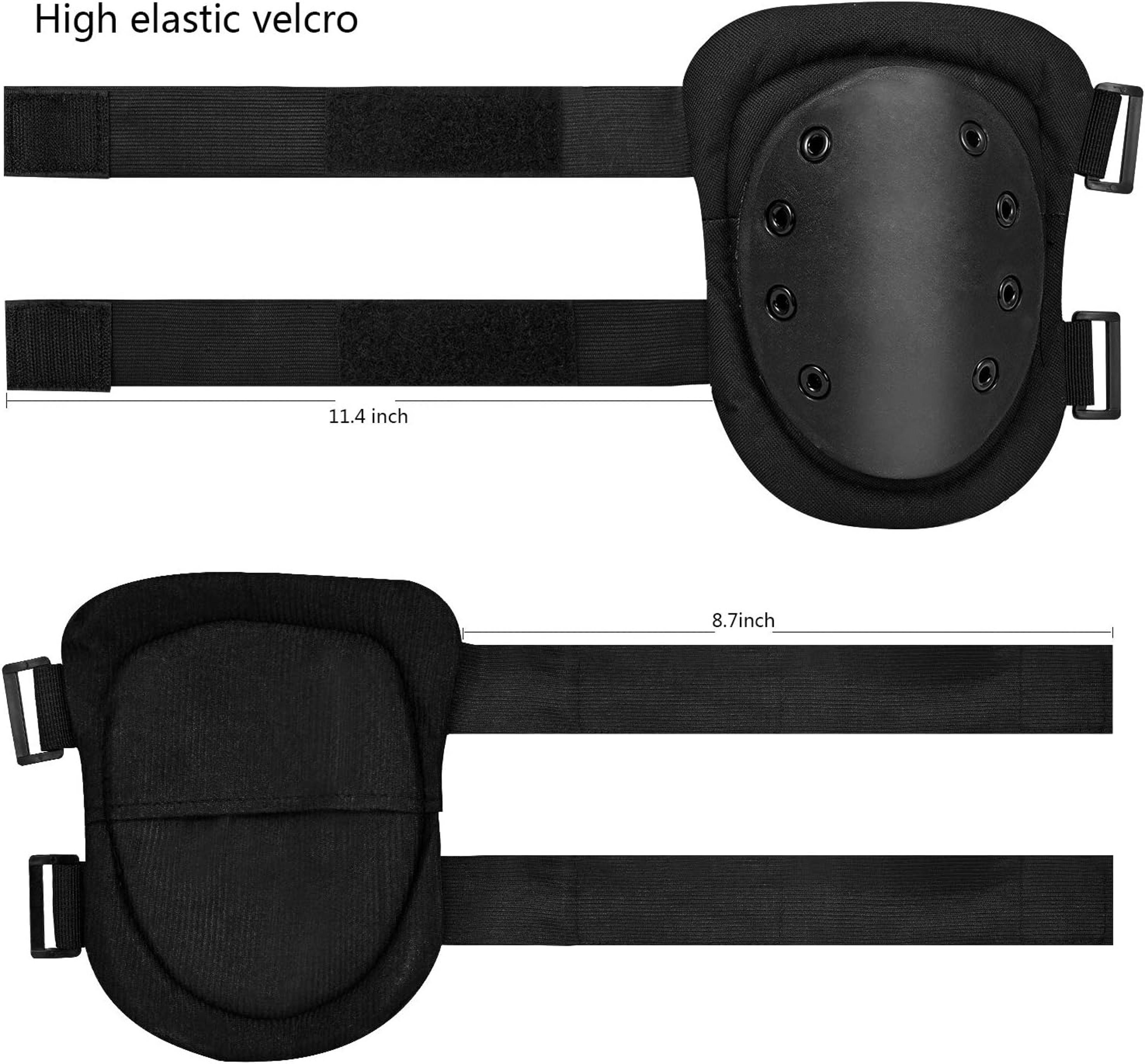 Tactical Knee  Elbow Pads For Airsoft Paintball Hunting  Outdoor Sports 5