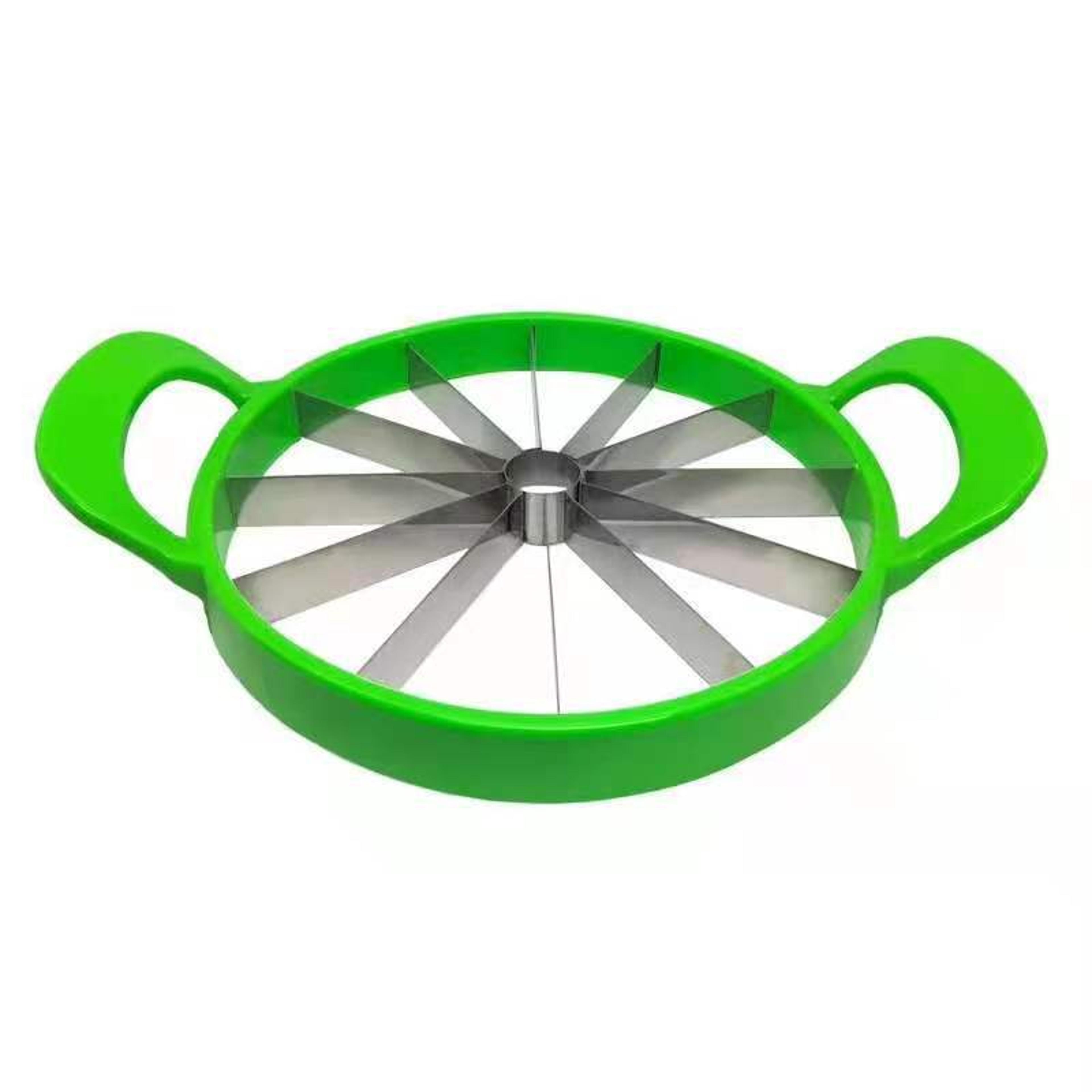stainless steel watermelon slicer & knife splitter effortlessly cut watermelon & melon into perfect slices