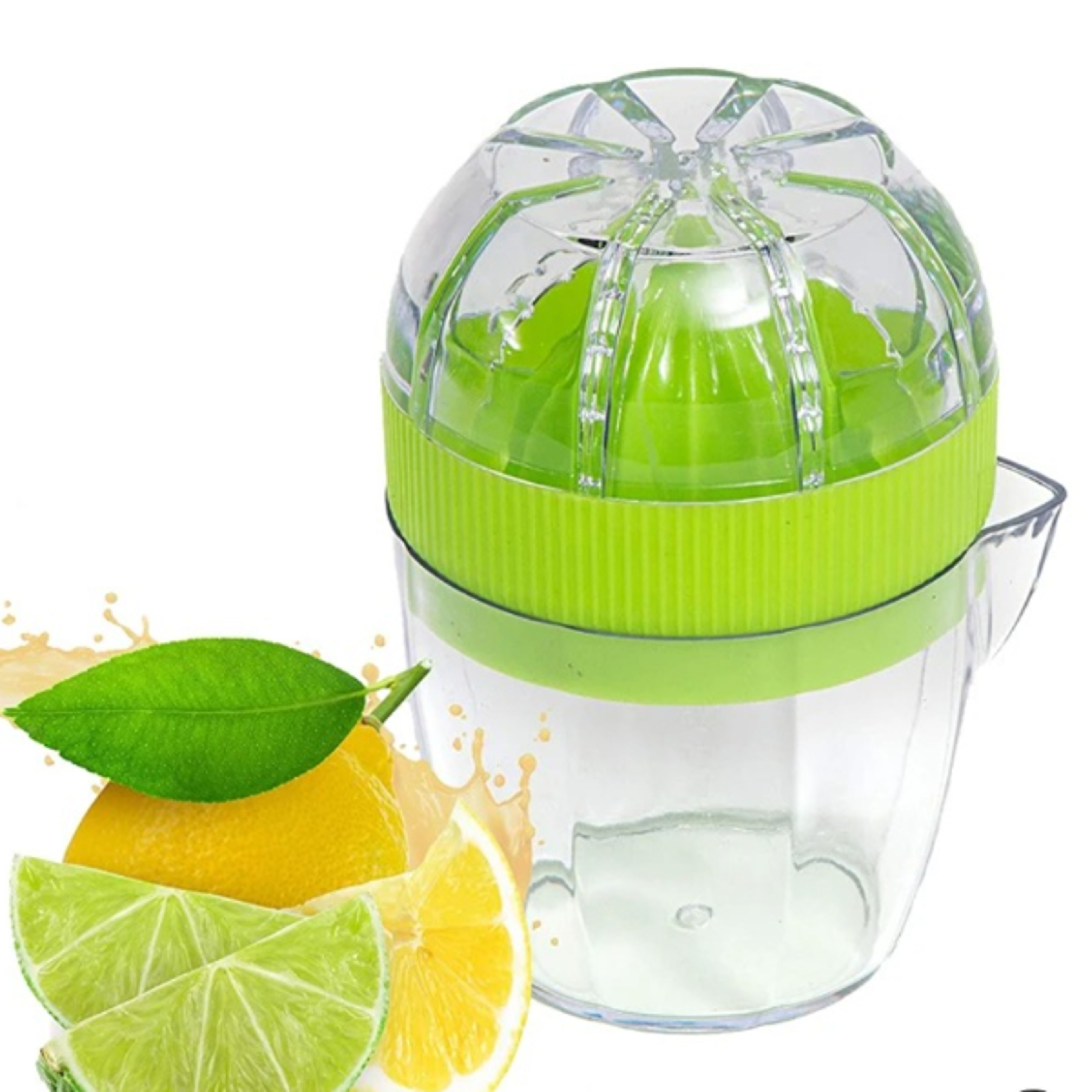 lemon squeezer with lid manual plastic citrus juicer with pour spout for fresh lemon & orange juice random color