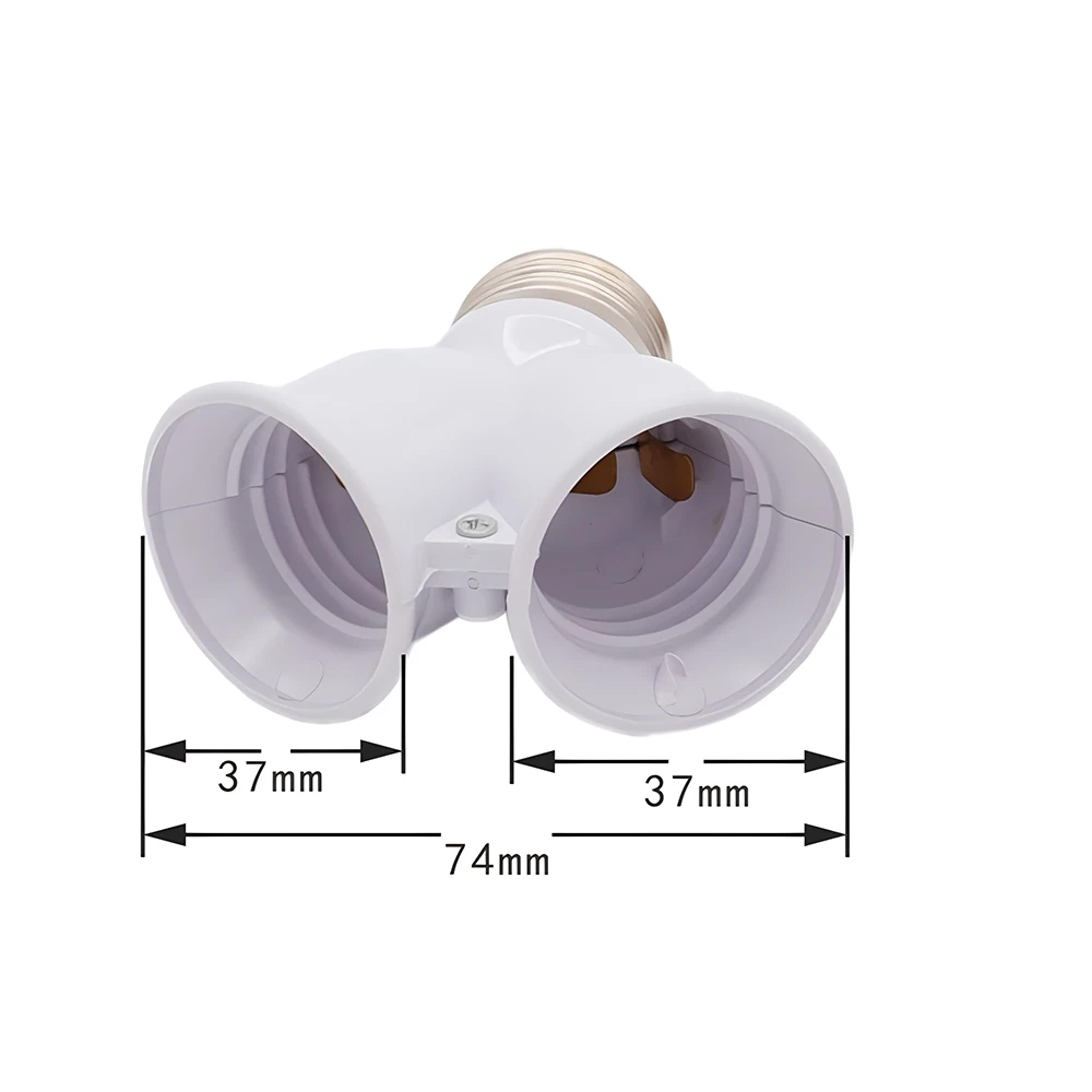 Conversion Head Bulb Socket Extender Lamp Holder Plug Adapter 4