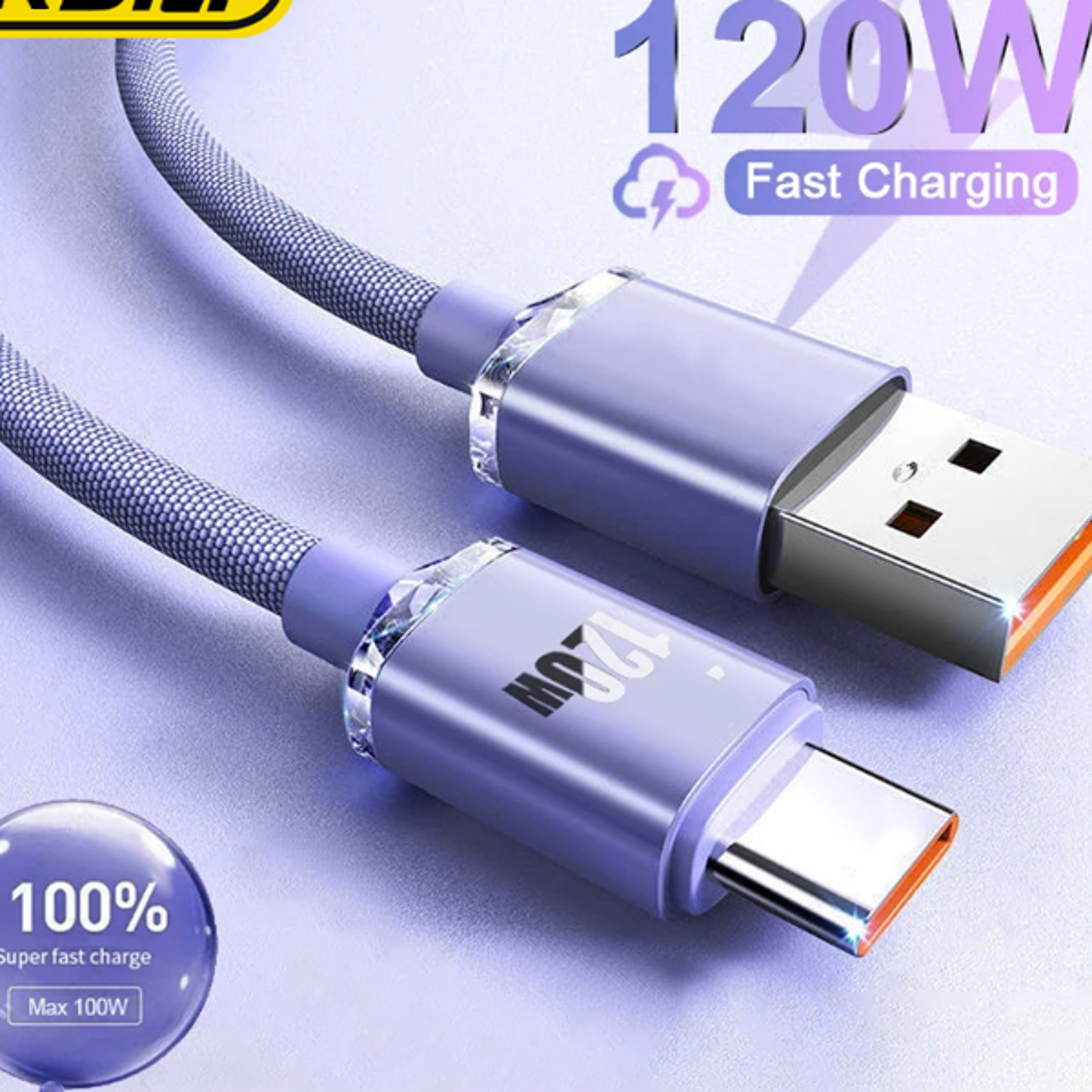 usb type c fast charging cable, quick charge data cable for phones & tablets