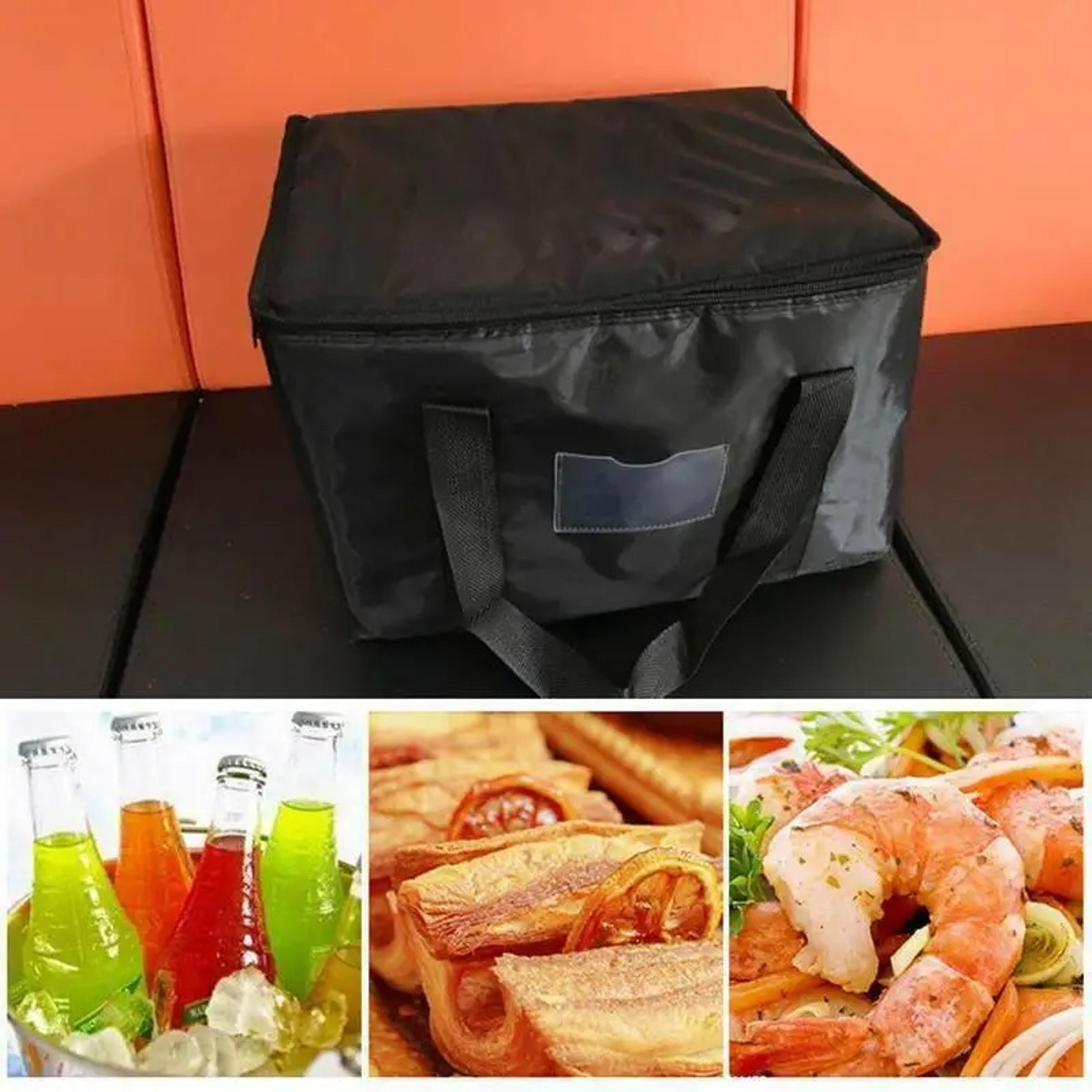 Insulated Thermal Cooler Bag Large Capacity Portable Lunch Bag For Picnic  Camping Zip Food Insulat 3
