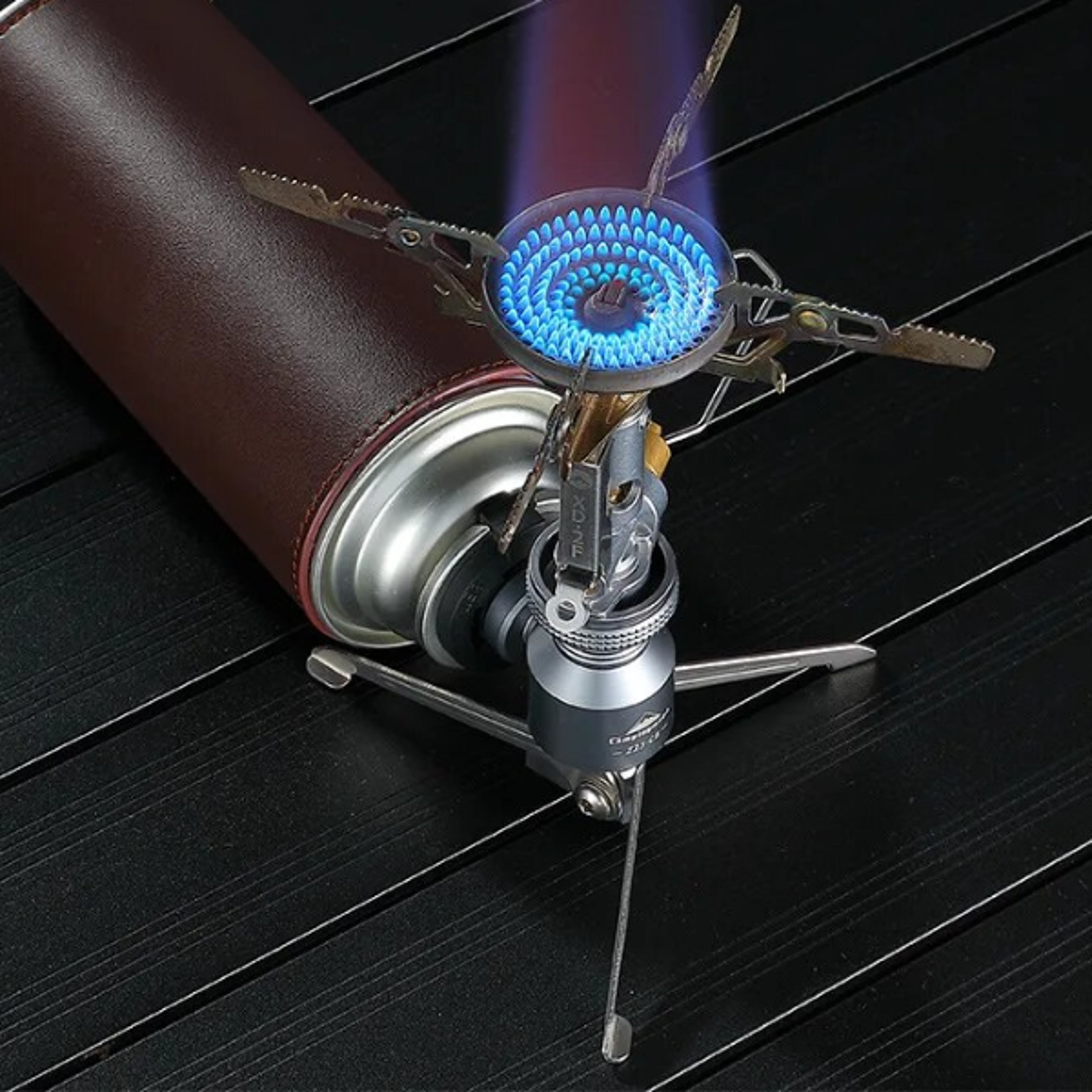 Outdoor Portable Gas Stove High Power Windproof Cooker for Hiking Camping  Field Cooking