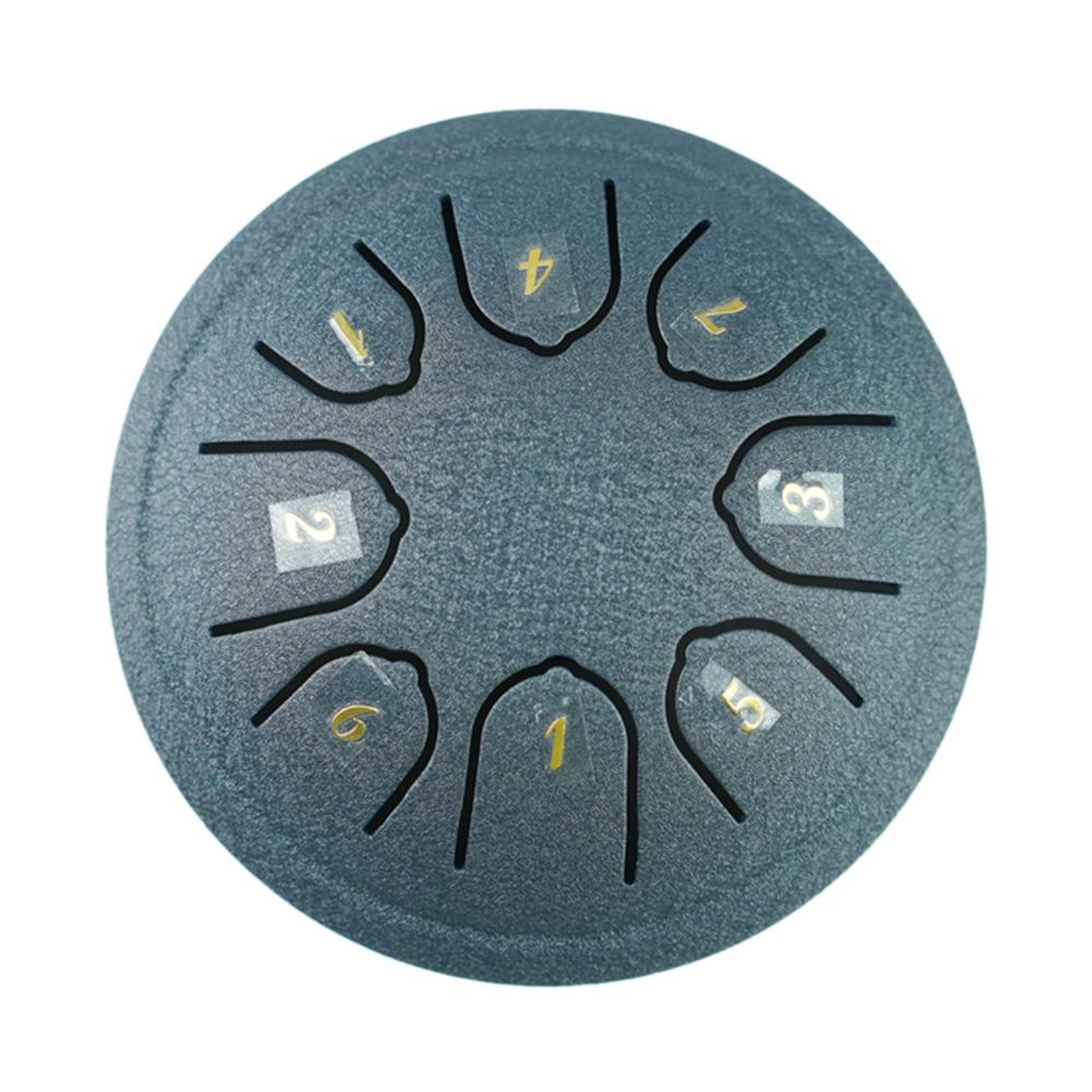 Steel Tongue Drum With Drumsticks  Accessories Tone Hand Pan Music Instrument 8