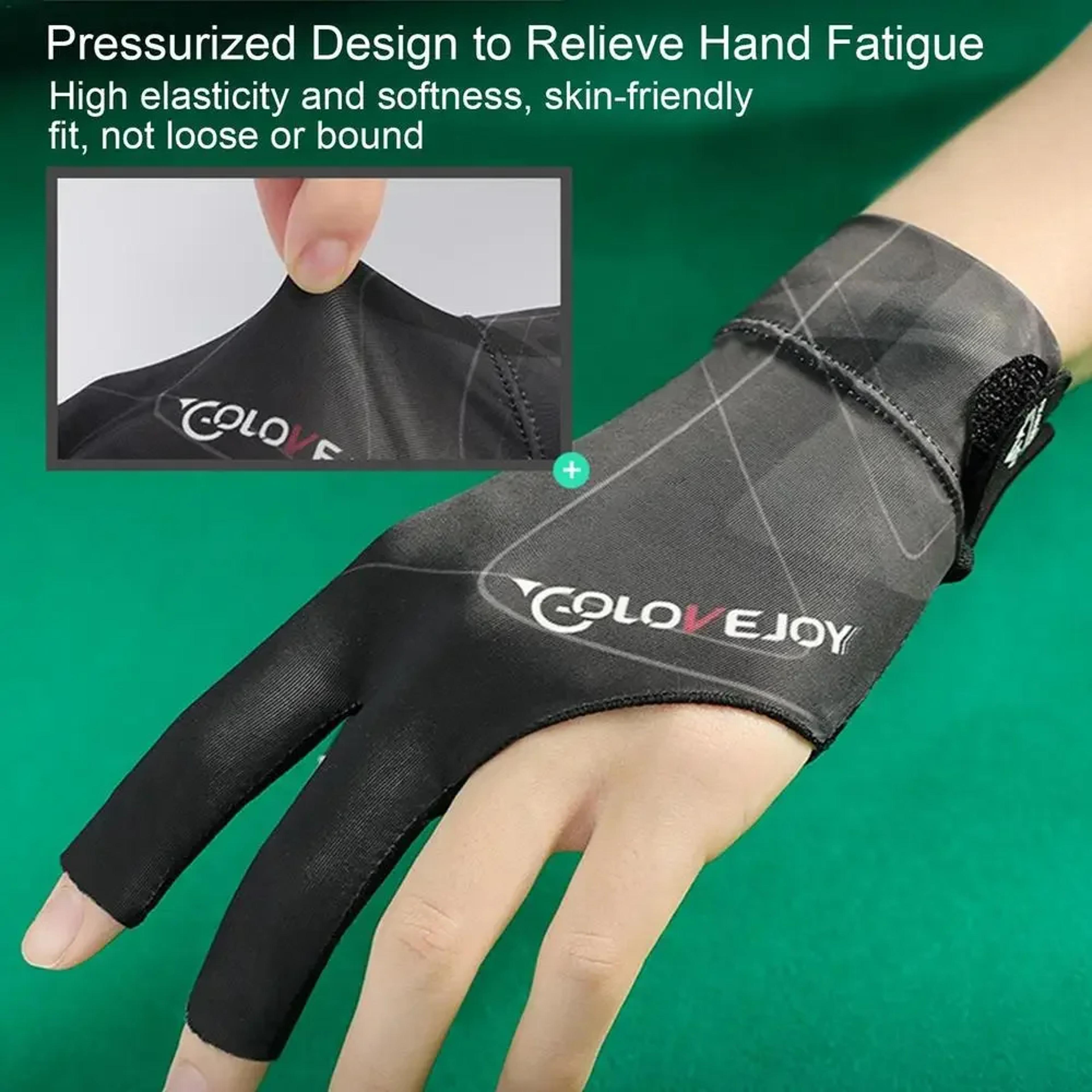 Durable Snooker  Billiards Gloves For LeftHanded Training WearResistant Portable 3