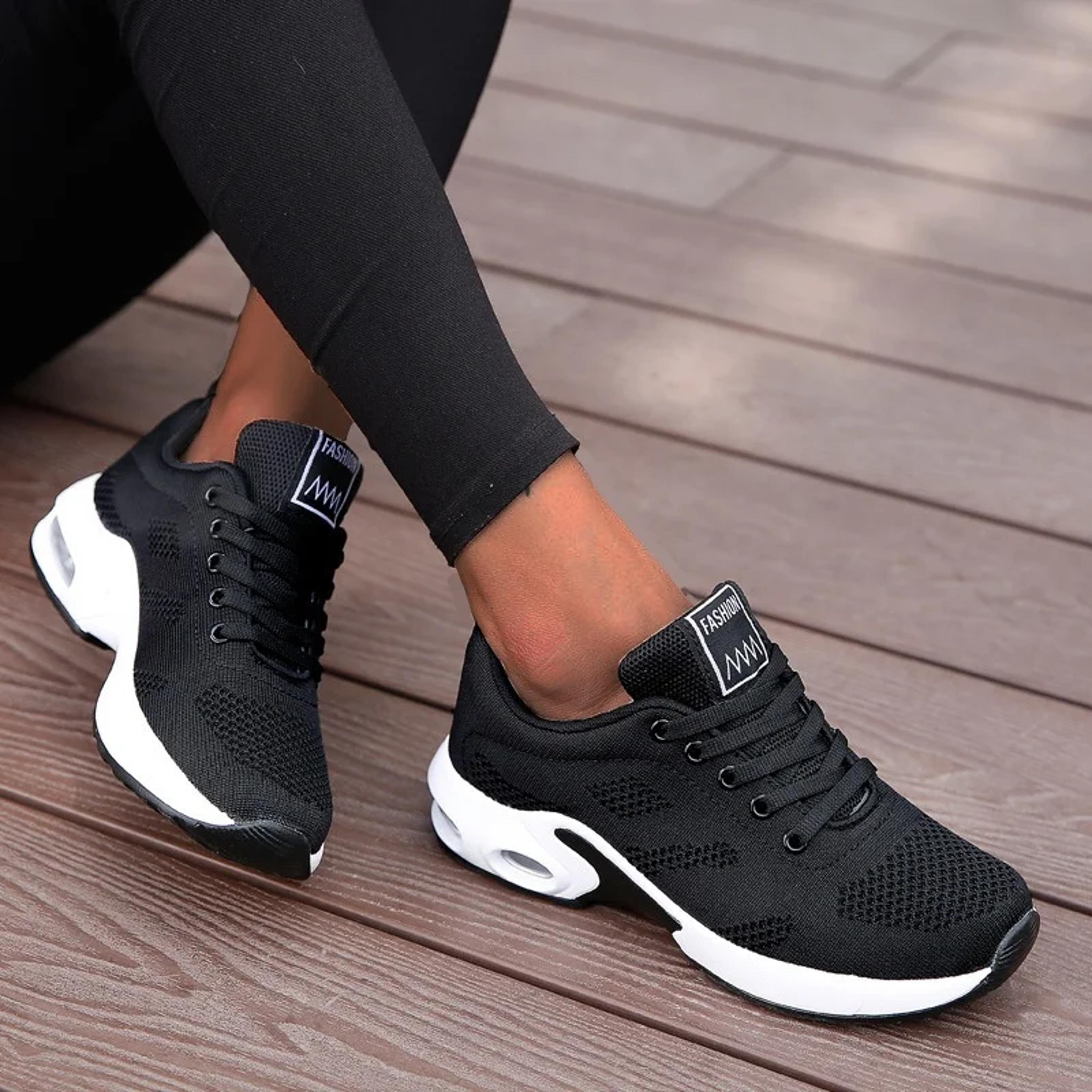 womens mesh breathable platform sneakers casual chunky running shoes for summer sports