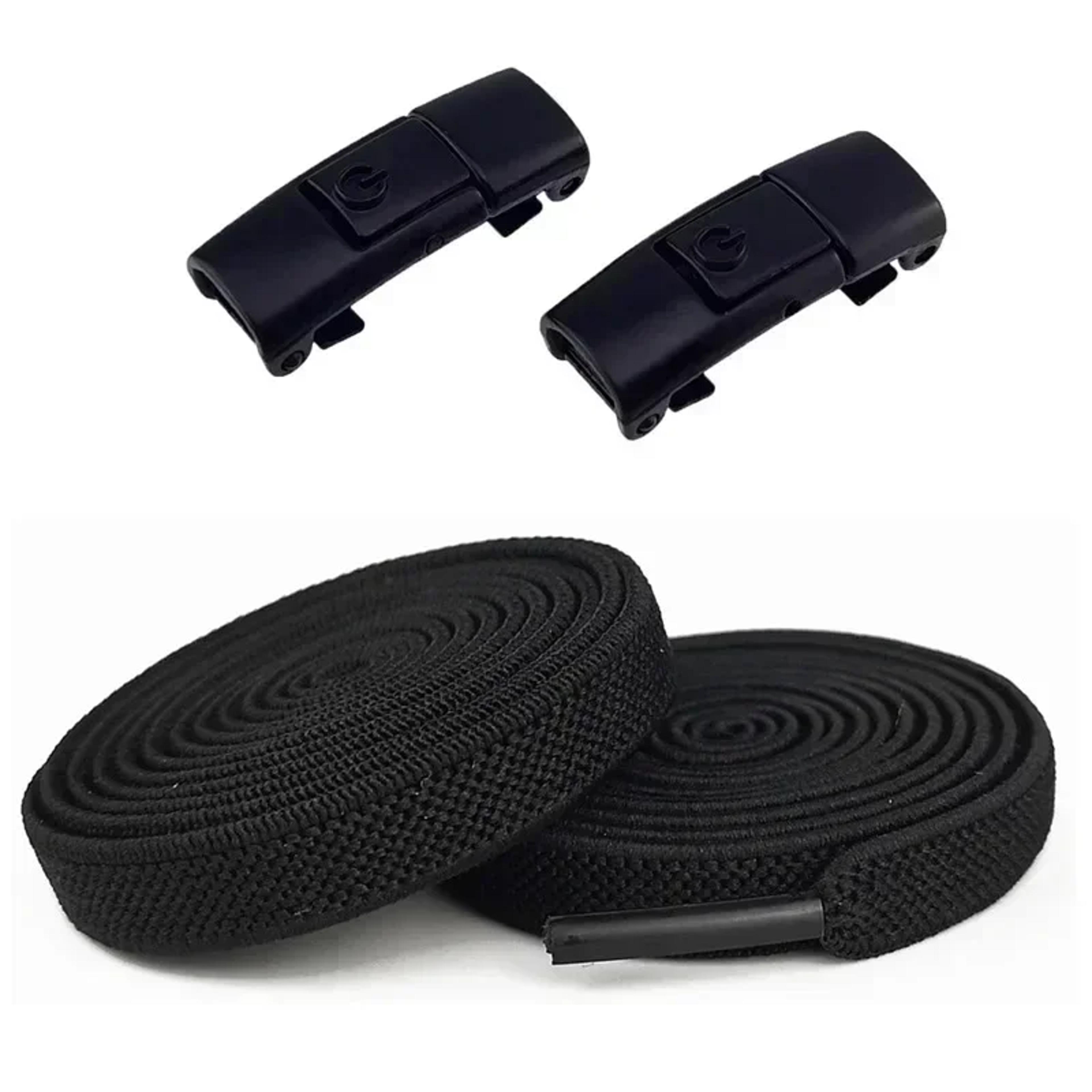Elastic No Tie Shoe Laces Widened Flat Shoelaces With Press Lock For Sneakers Kids  Adults 8