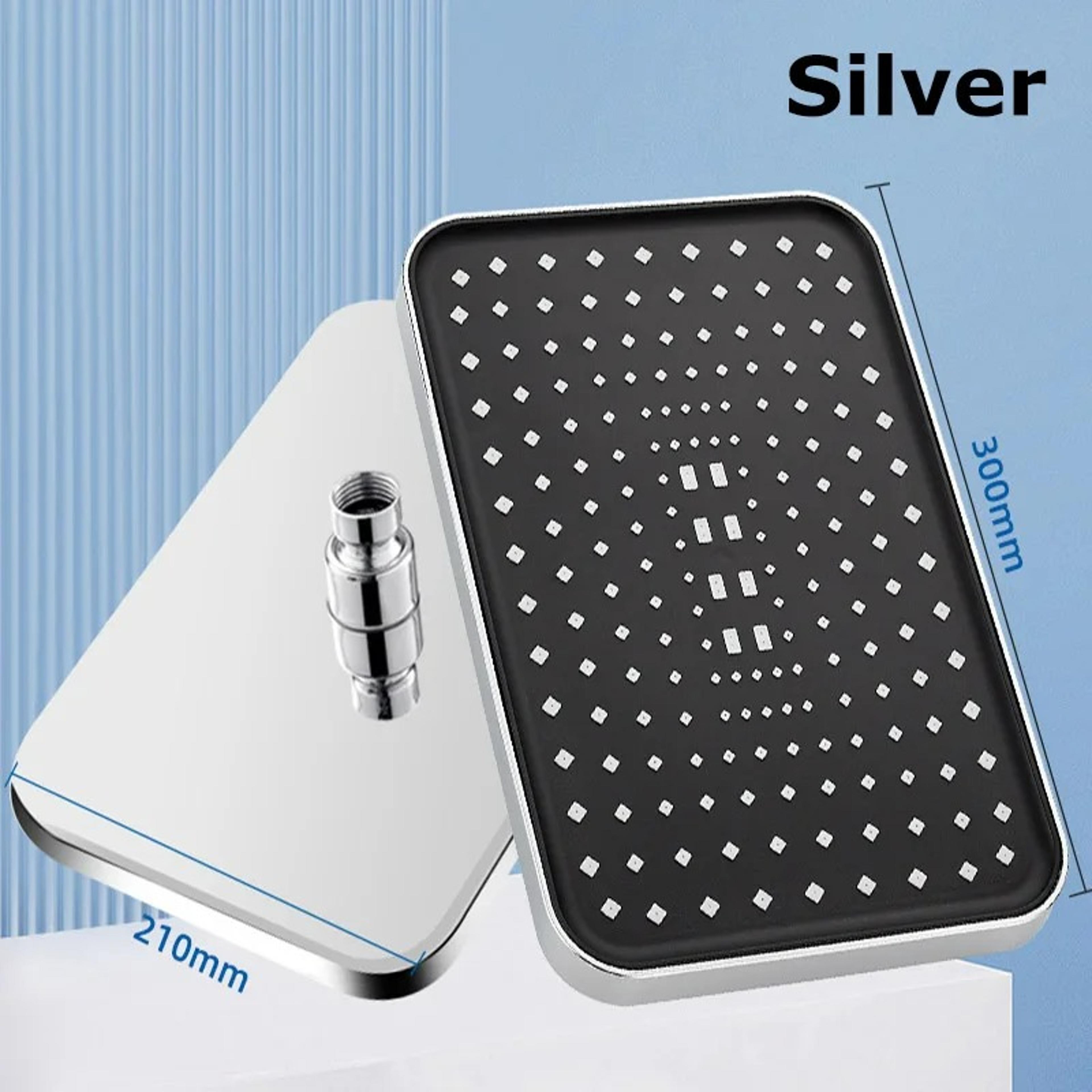 High Pressure Rainfall Shower Head Supercharge Your Shower With Swivel WaterSaving Flow 6