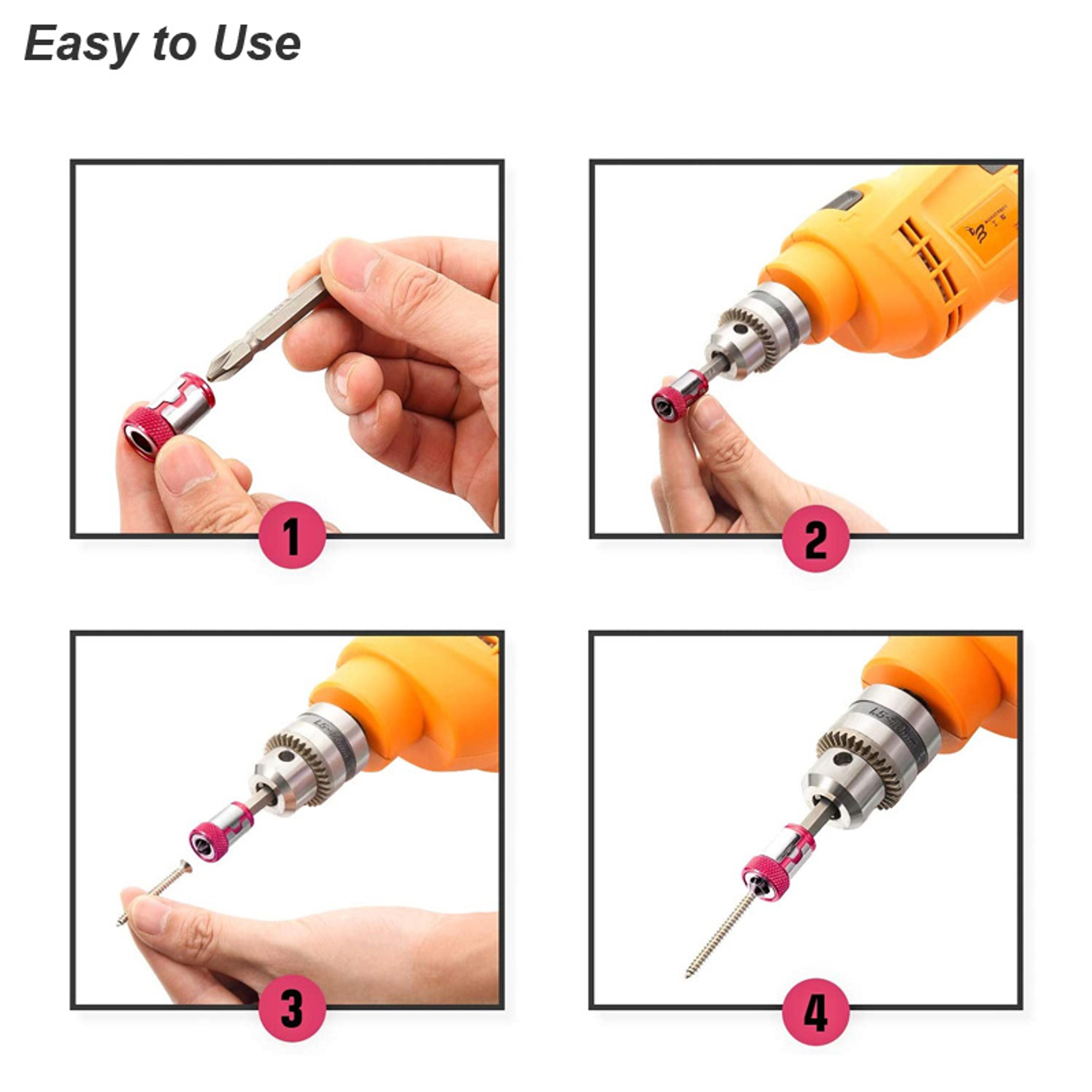 Magnetic Screwdriver Bit Holder Magnetic Bit Holder Ring For Secure Screw Driving 2