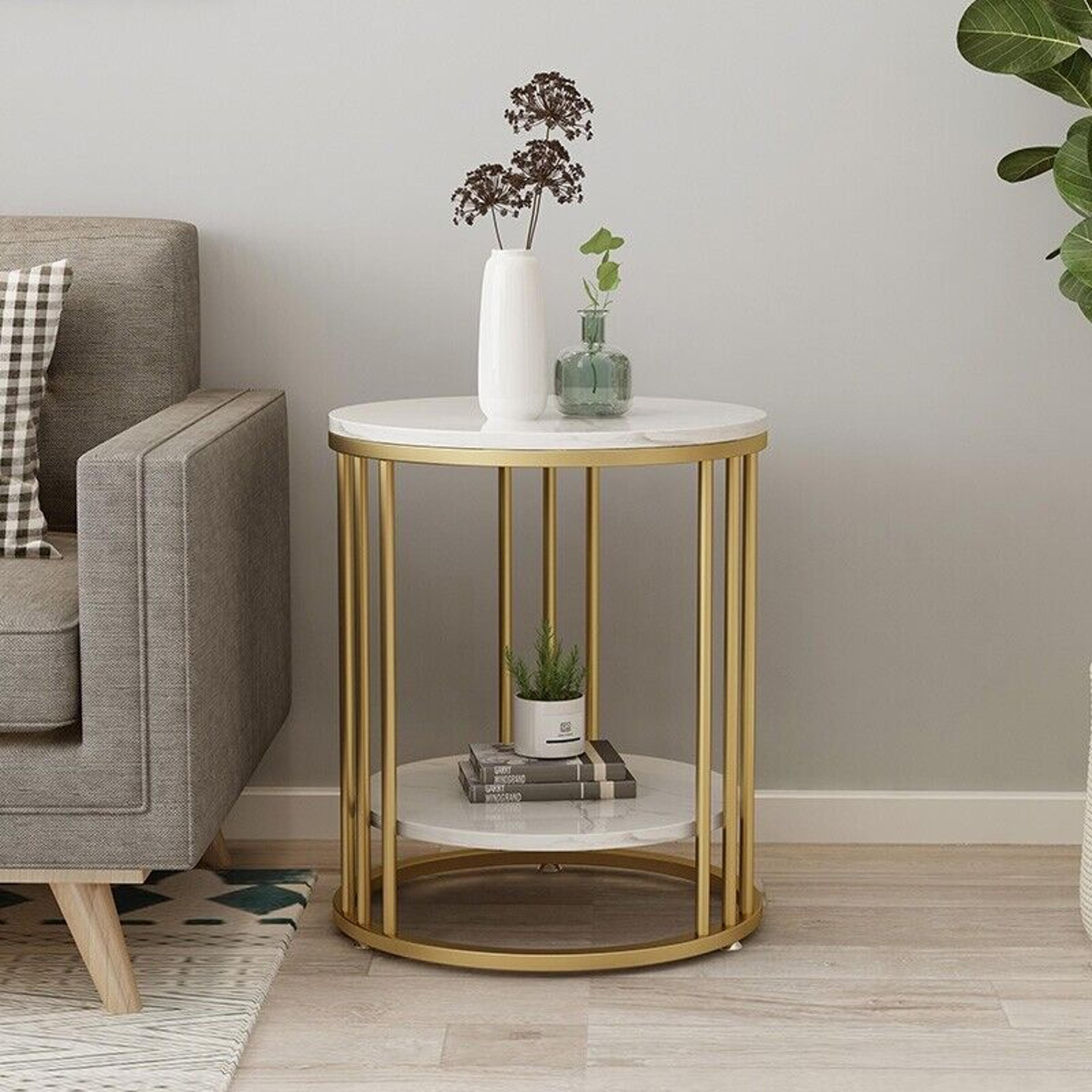 side table round coffee table with hidden jewelry storage modern nightstand accent table
