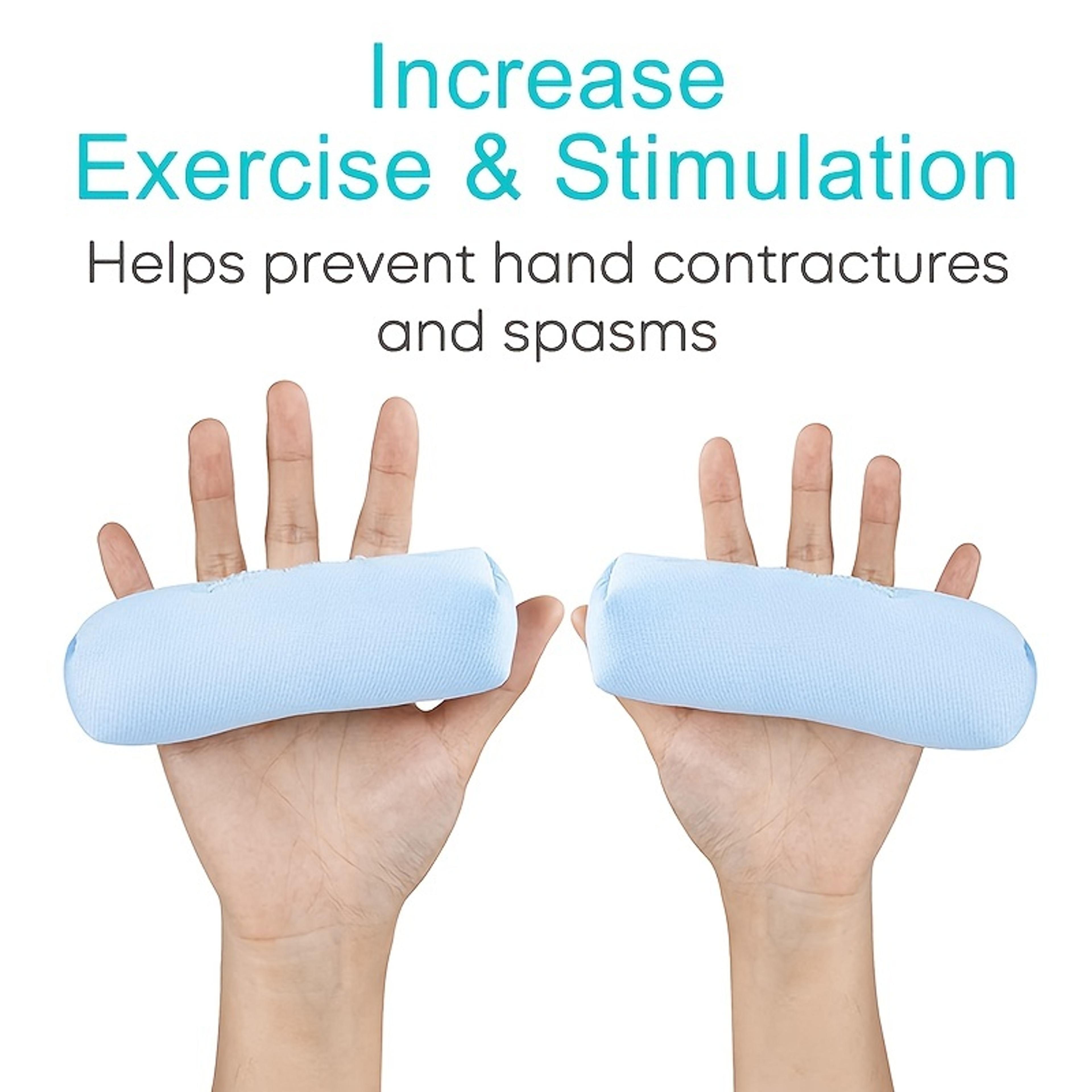 Finger Contracture Cushion For Elderly Care Palm Finger Grips Hand Grab Bar For Comfortable Support 3