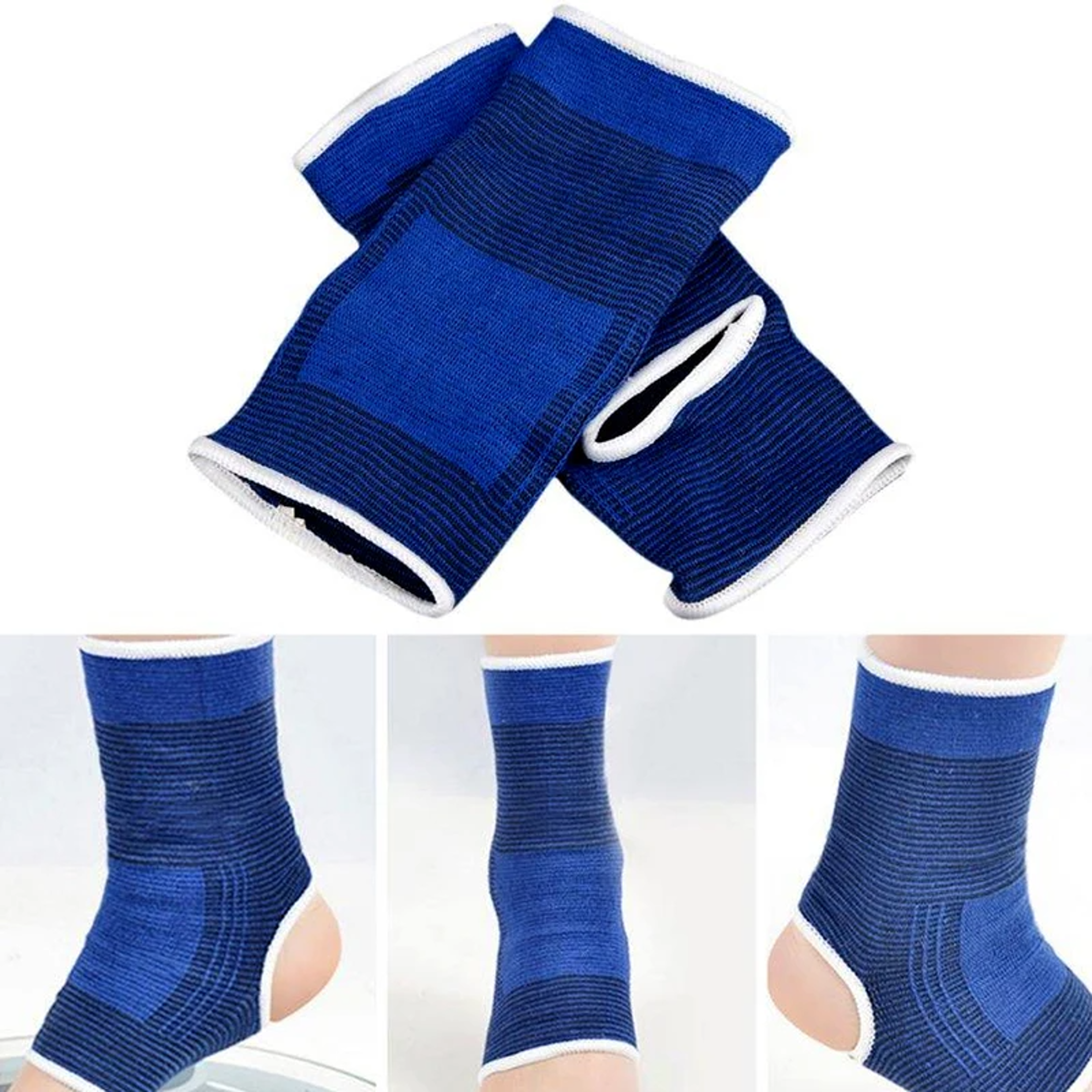 Knitted Sports Ankle Brace MultiSport Compression Support For Football And Basketball Breathable St 2