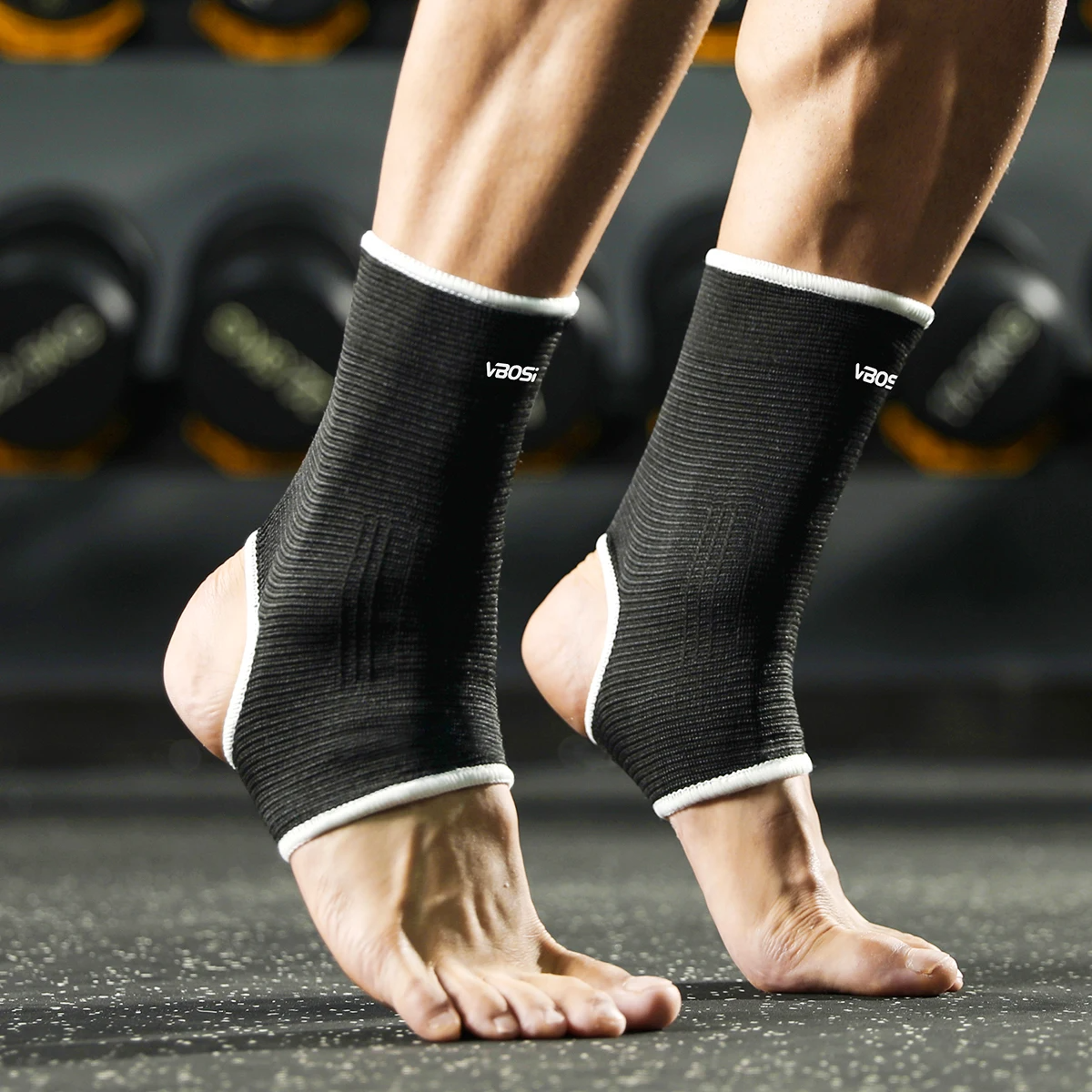 Knitted Sports Ankle Brace MultiSport Compression Support For Football And Basketball Breathable St 6