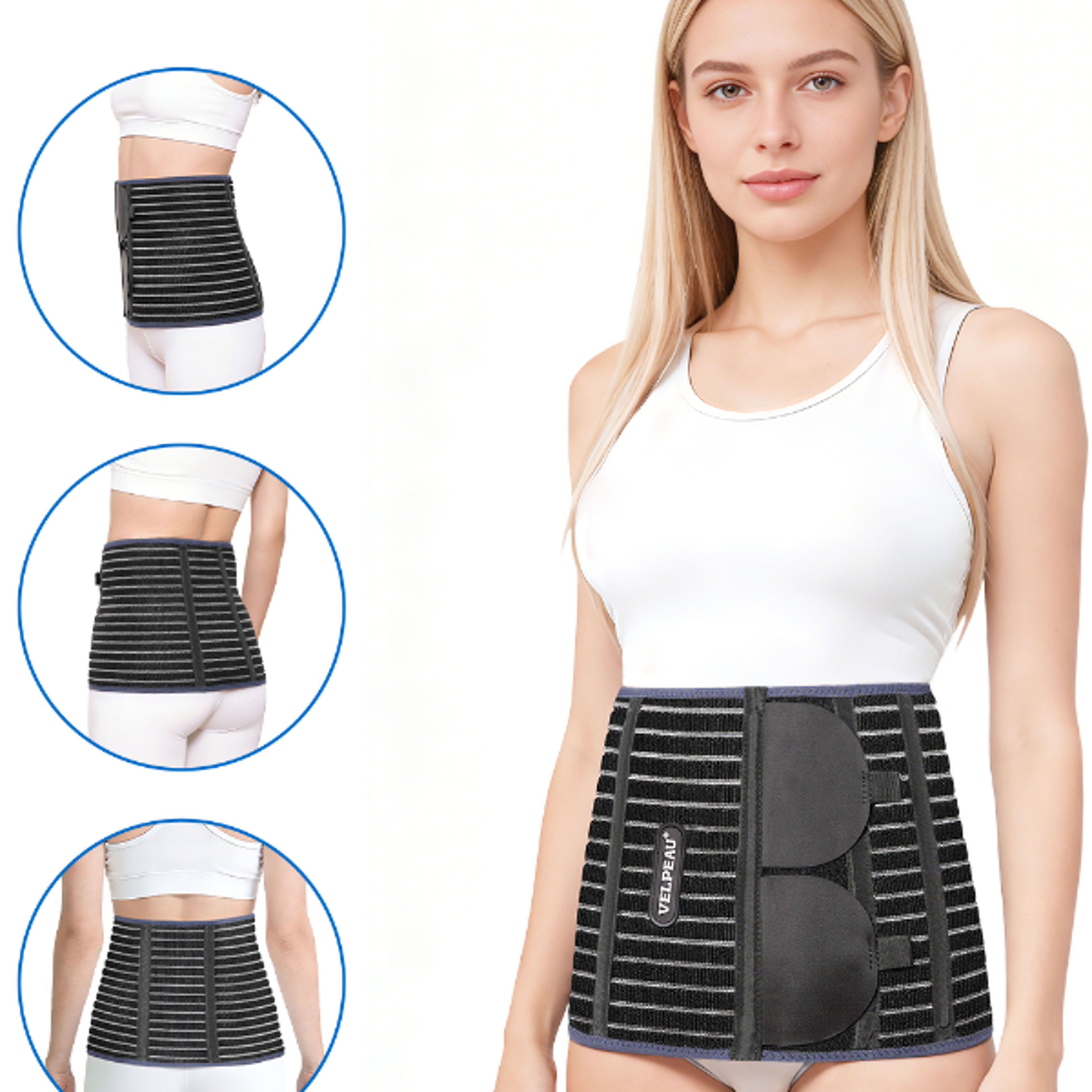 elastic postpartum belly band for women waist trainer compression bandage recovery belt