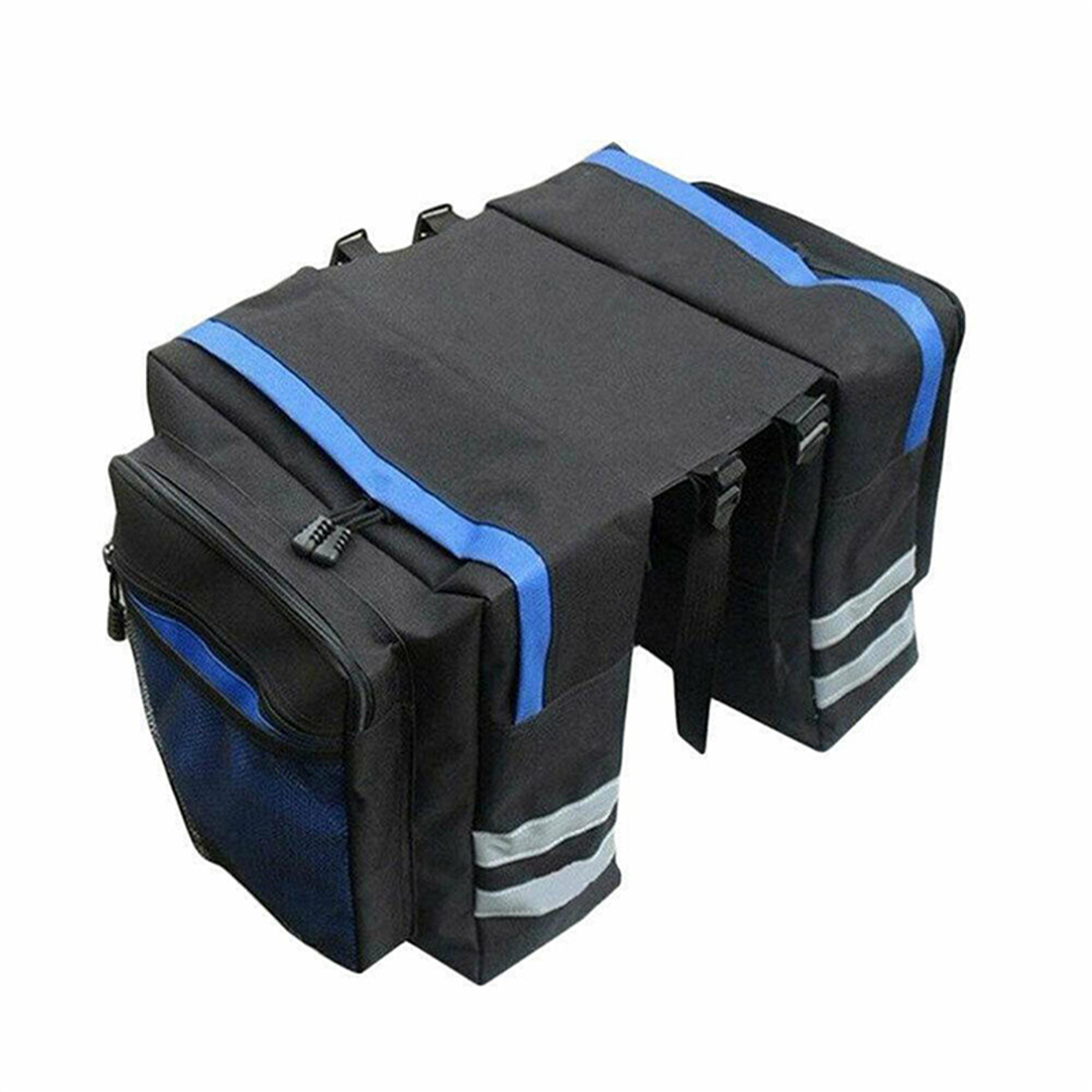 Durable Bicycle Carrier Bag For Rear Rack Double Side Cycling Trunk Bag For Travel 5
