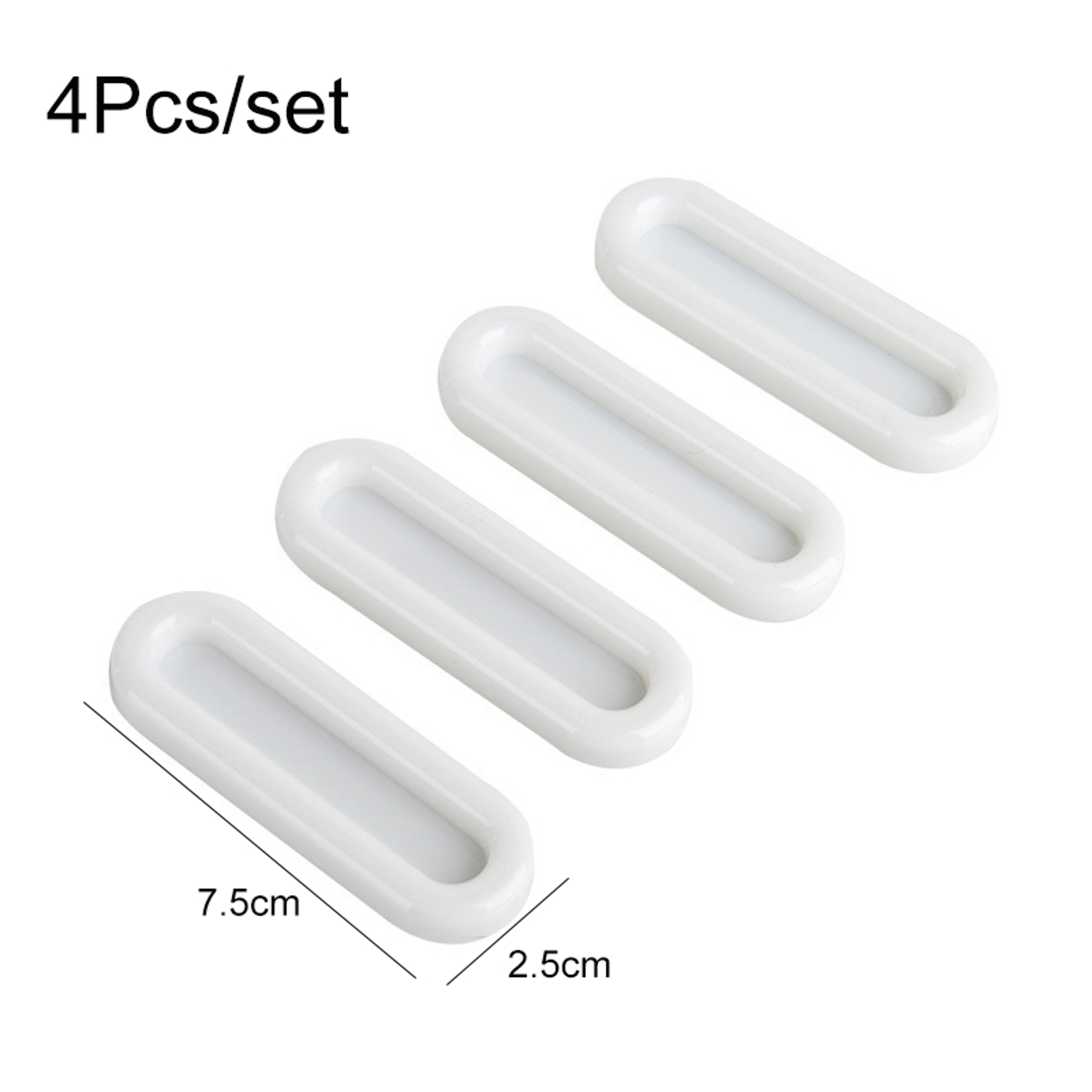 SelfAdhesive Oval Door Knobs For Interior Doors  Cabinets NonSlip Grip Handles For Glass Windows  D 5