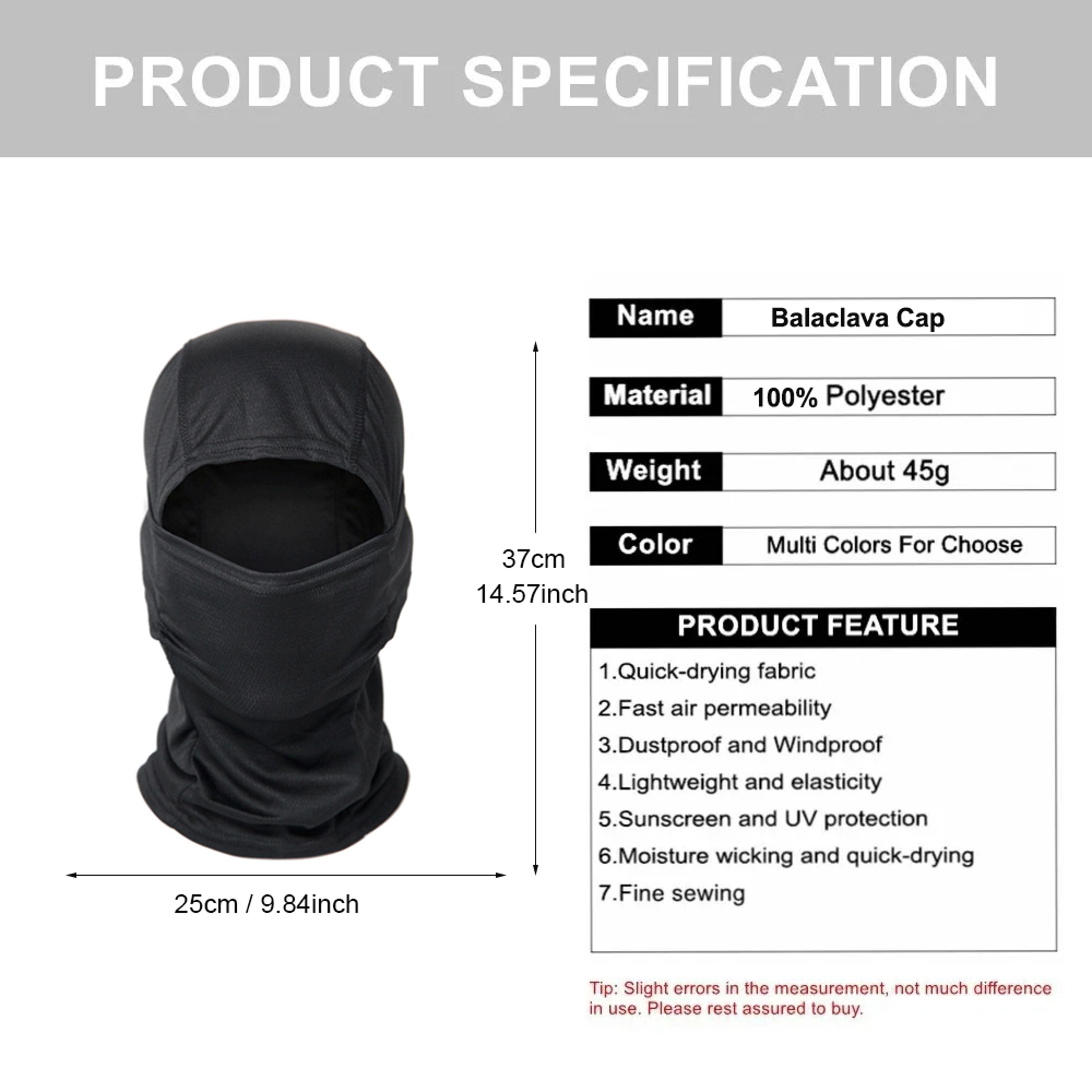 Breathable Outdoor Full Face Mask For Cycling  Motorcycle Helmet Sunscreen Protection For Men  Wome 1