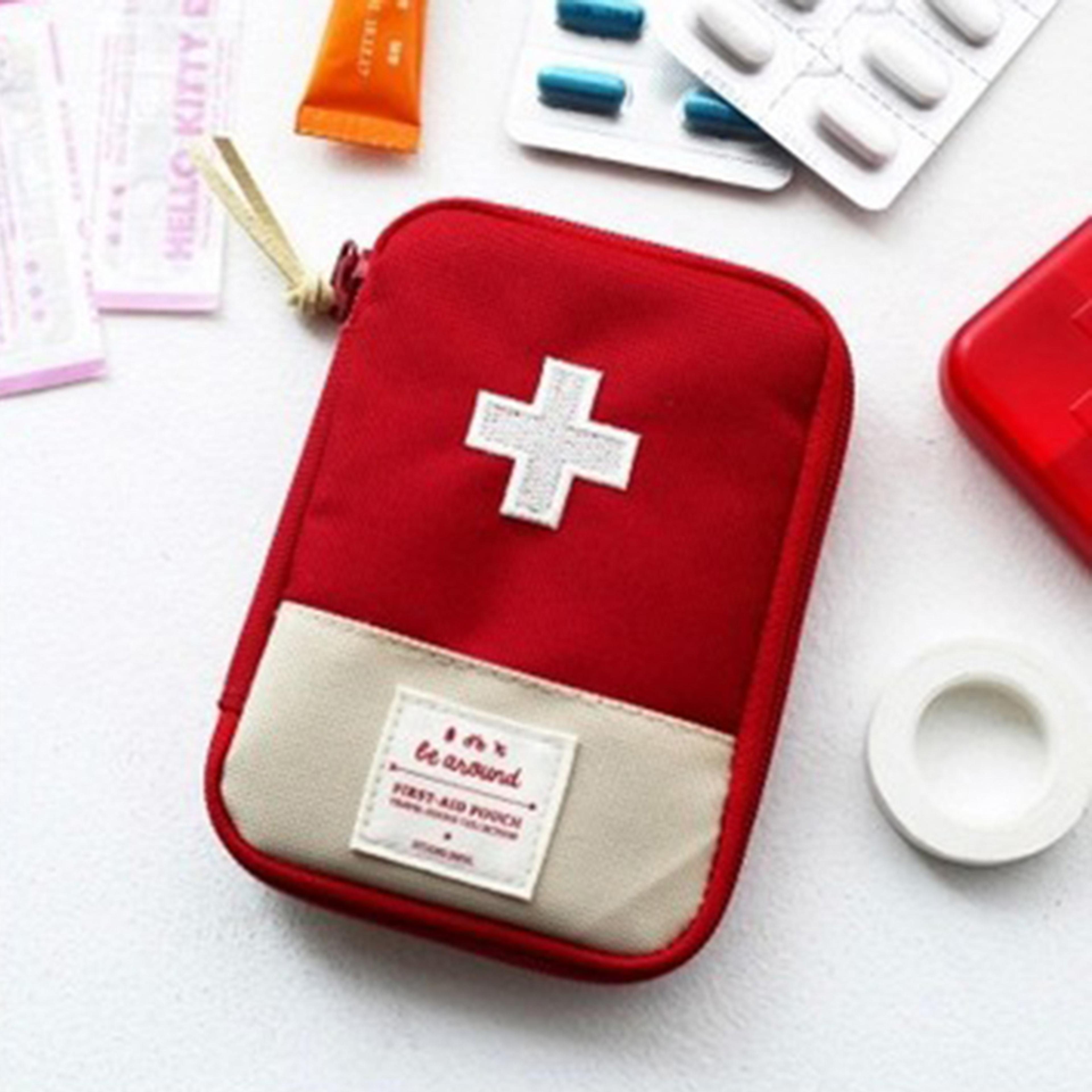 Compact Portable Medicine Bag Mini Travel First Aid Kit  Outdoor Emergency Organizer 3