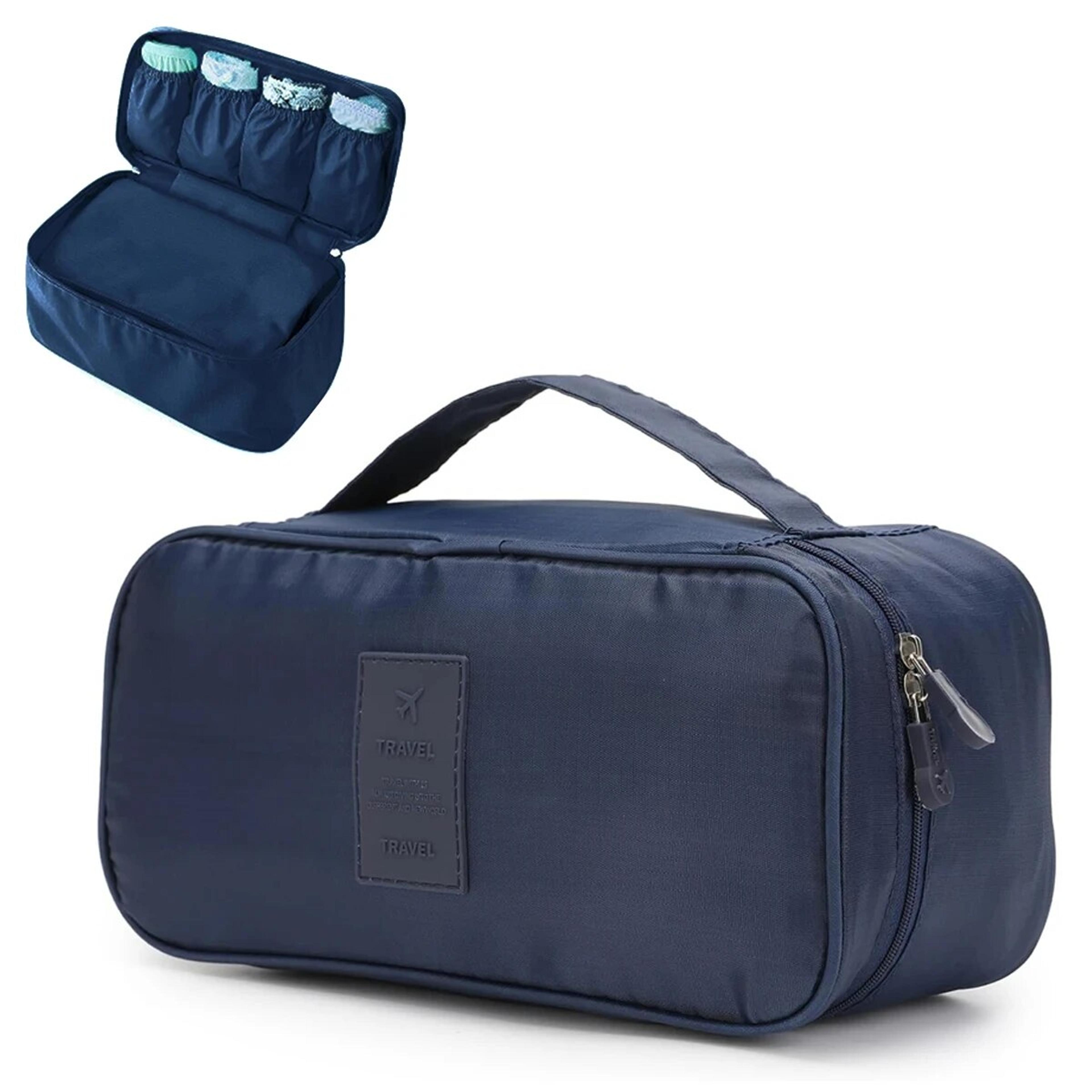 Portable Travel Storage Bag Multifunction Organizer For Bras Underwear Toiletries And Cosmetics 8