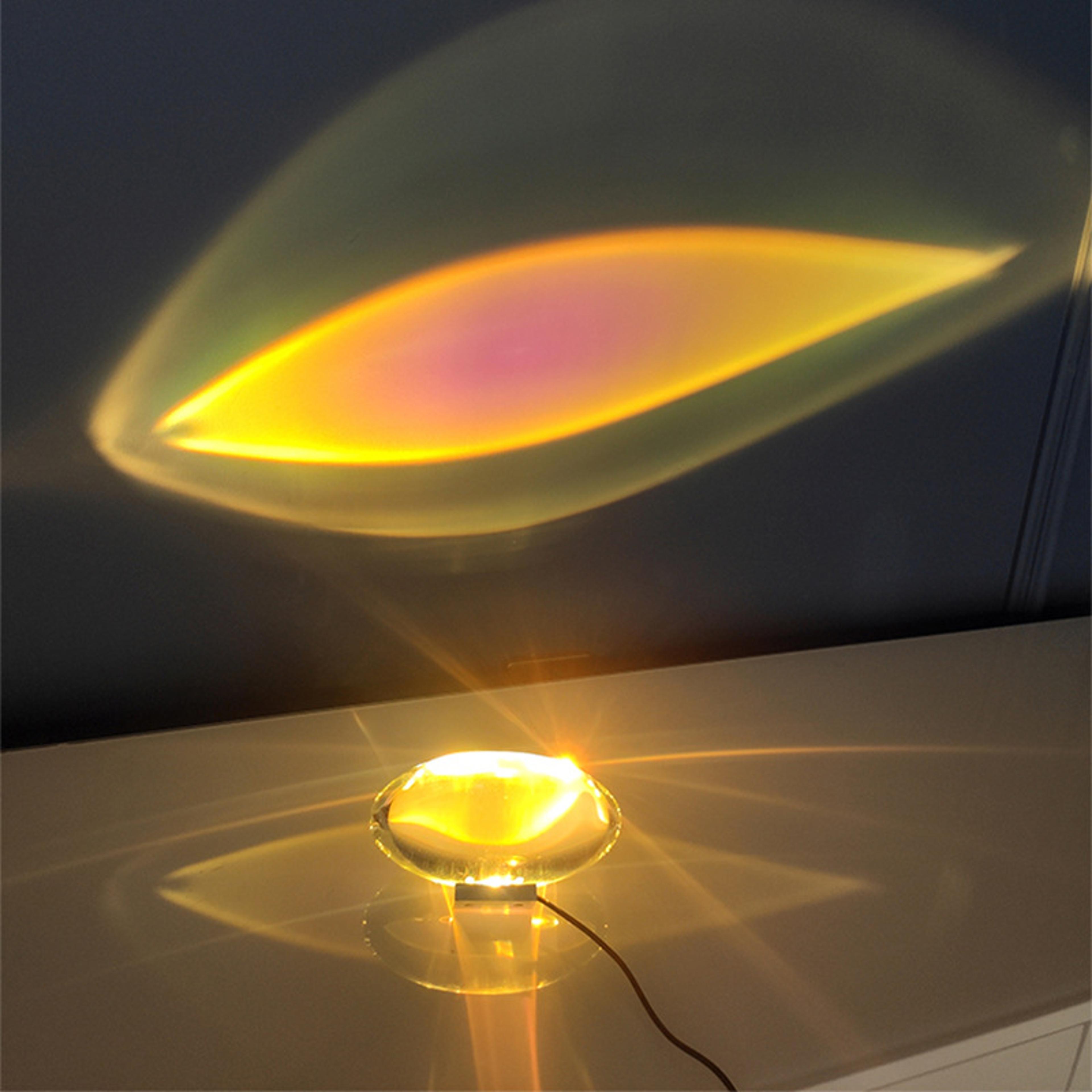 Crystal Eye Of The Sky Designer Table Lamp LED Egg Shaped Night Light Projector For Bedroom  Living 1